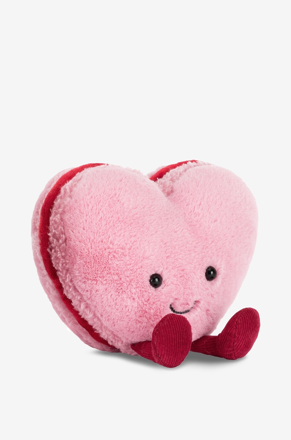 JELLYCAT Amuseables Colette Heart Macaron plush toy Unisex LIGHT PINK 1