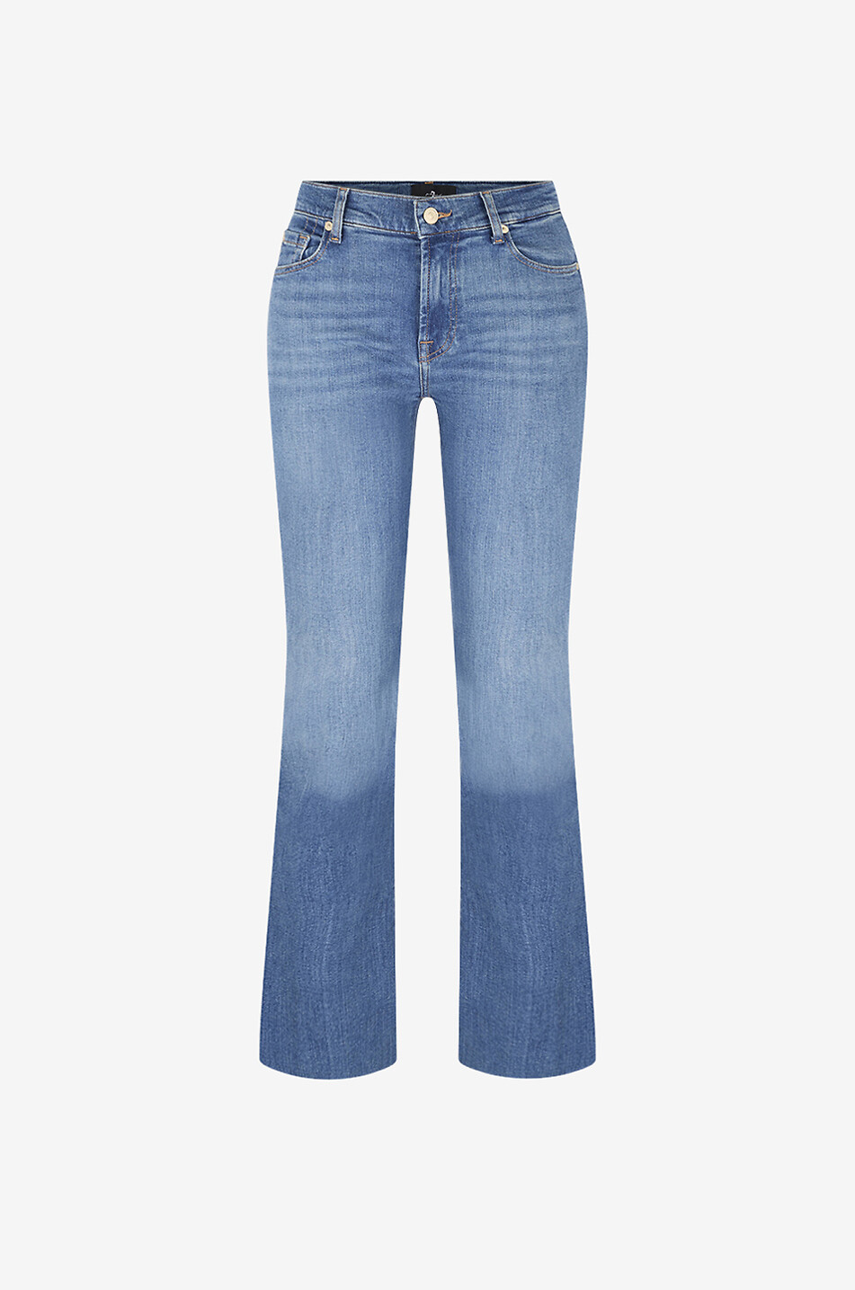Bootcut-Jeans aus Denim mit niedrigem Bund Tailorless Retro Fade