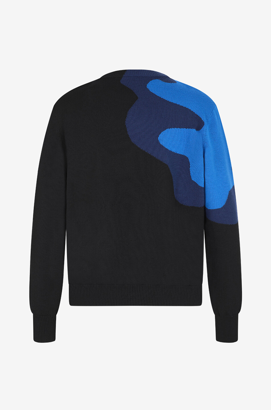 AKRIS PUNTO Rundhalspullover aus Schurwolle XL Pop Dot Flower Damen SCHWARZ 2