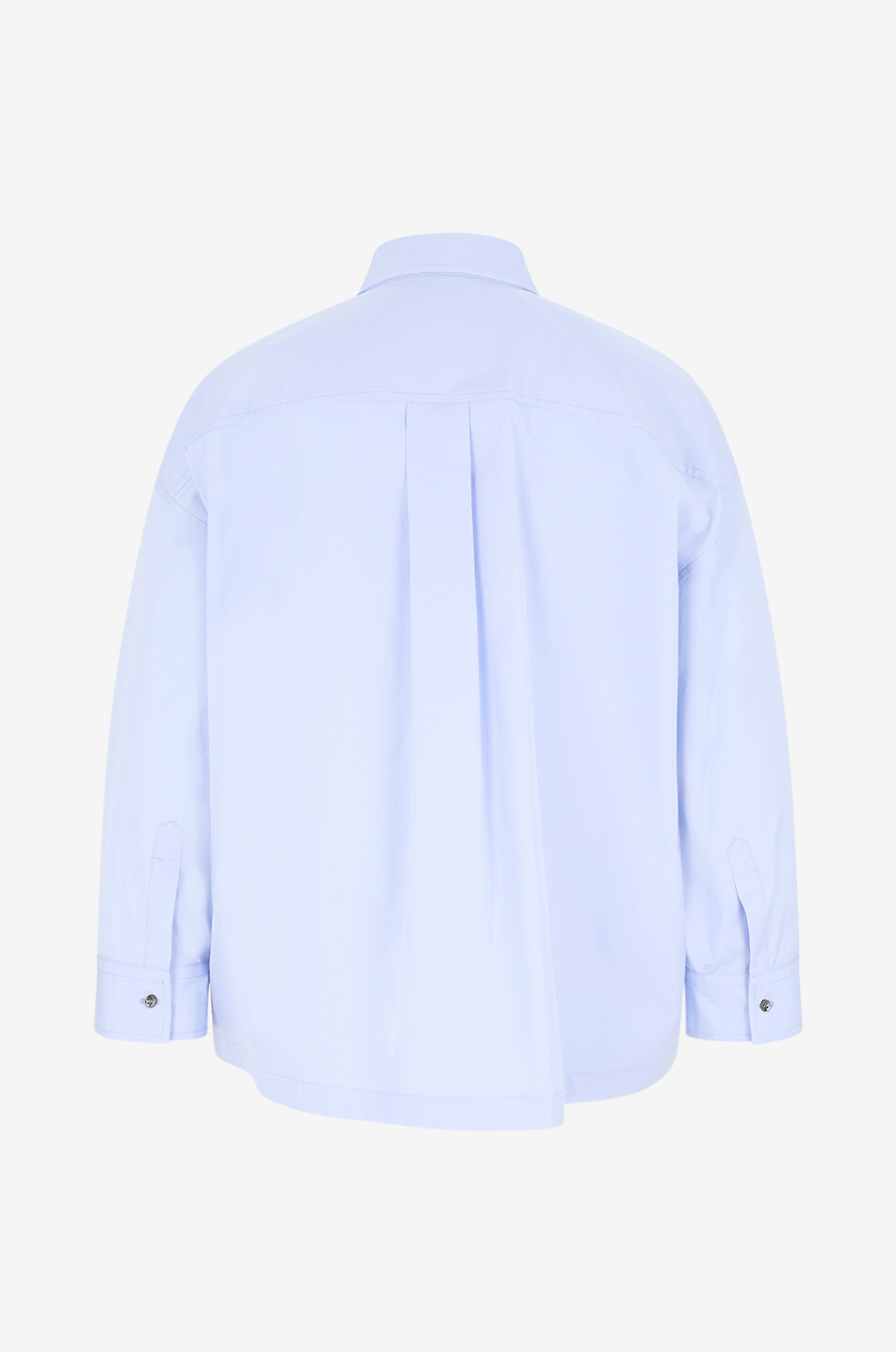BRUNELLO CUCINELLI Weites Popeline-Hemd mit Dreiviertelärmeln Monili Damen HELLBLAU 2