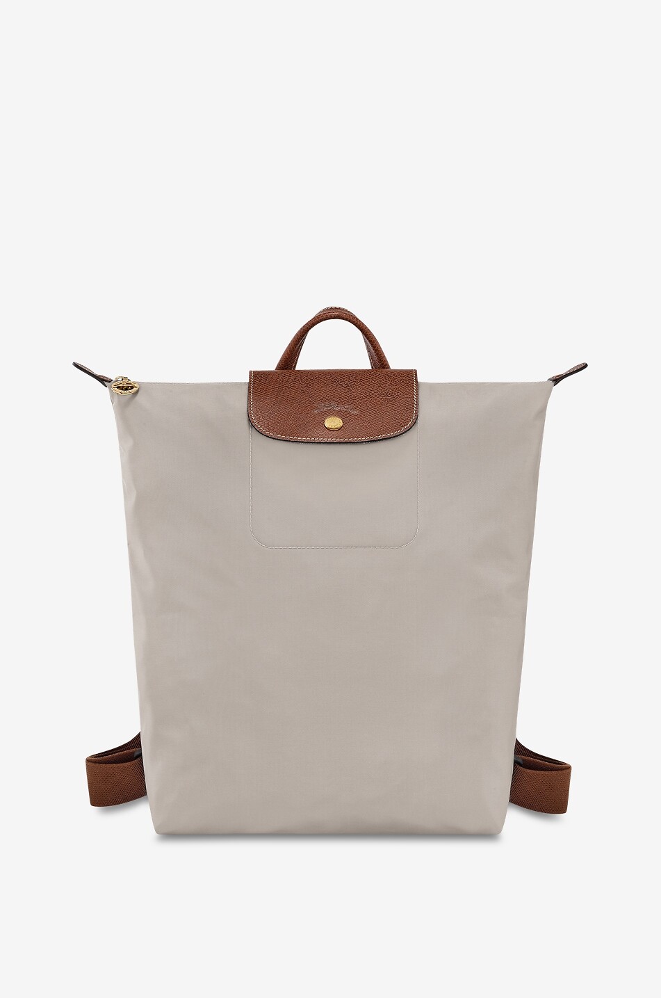 Sac à dos en toile et cuir de Russie Le Pliage Original M