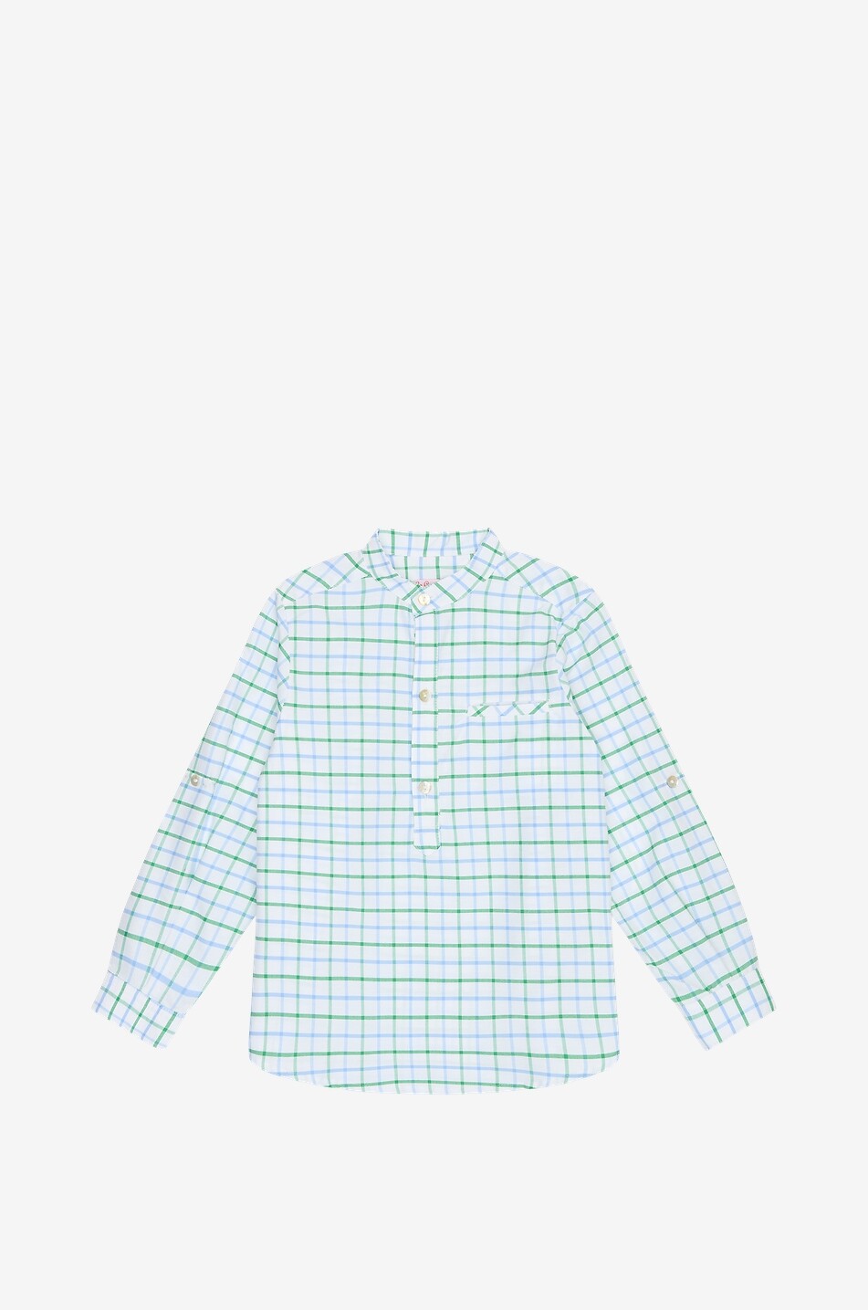 Mateo boy's checked cotton shirt