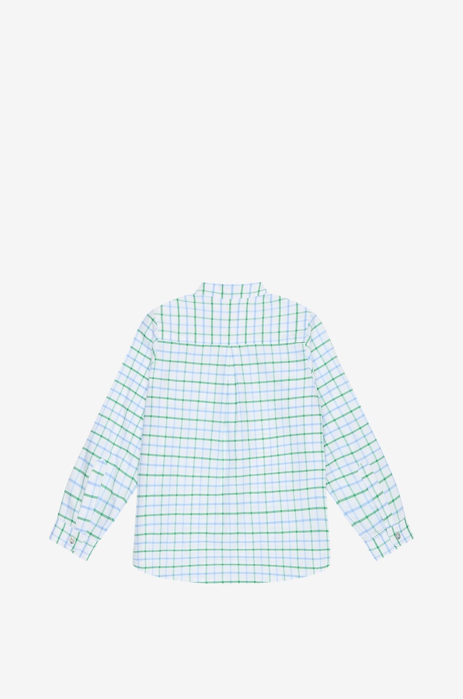 LA COQUETA Mateo boy's checked cotton shirt Boy GREEN 2