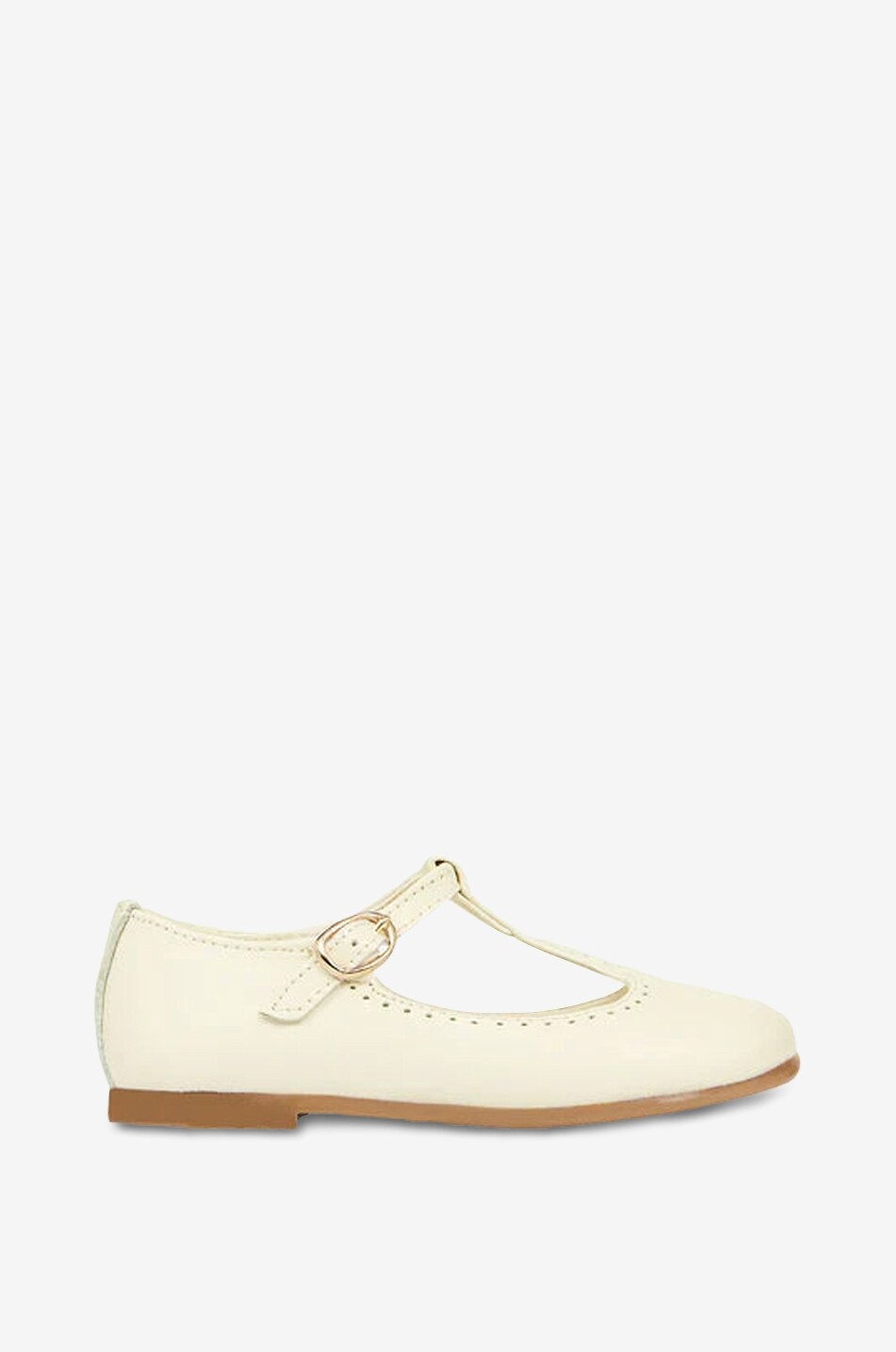 T-Bar Ivory girls' shoes
