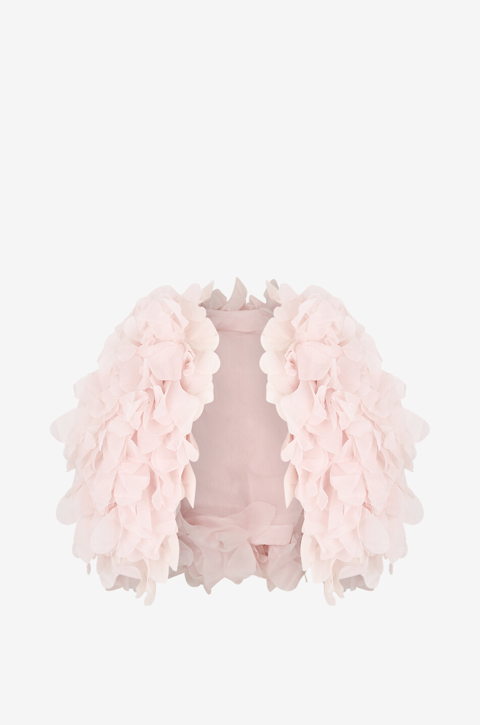 AJE Cape en mousseline effet pétals Lyric Femme ROSE CLAIR 1