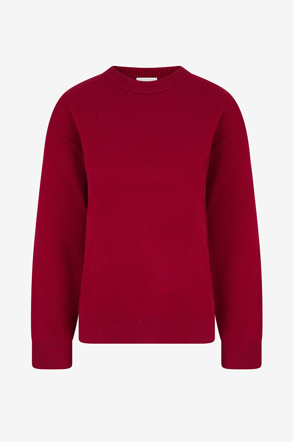 REFORMATION Fabian recycled wool crewneck jumper Women DARK RED 1