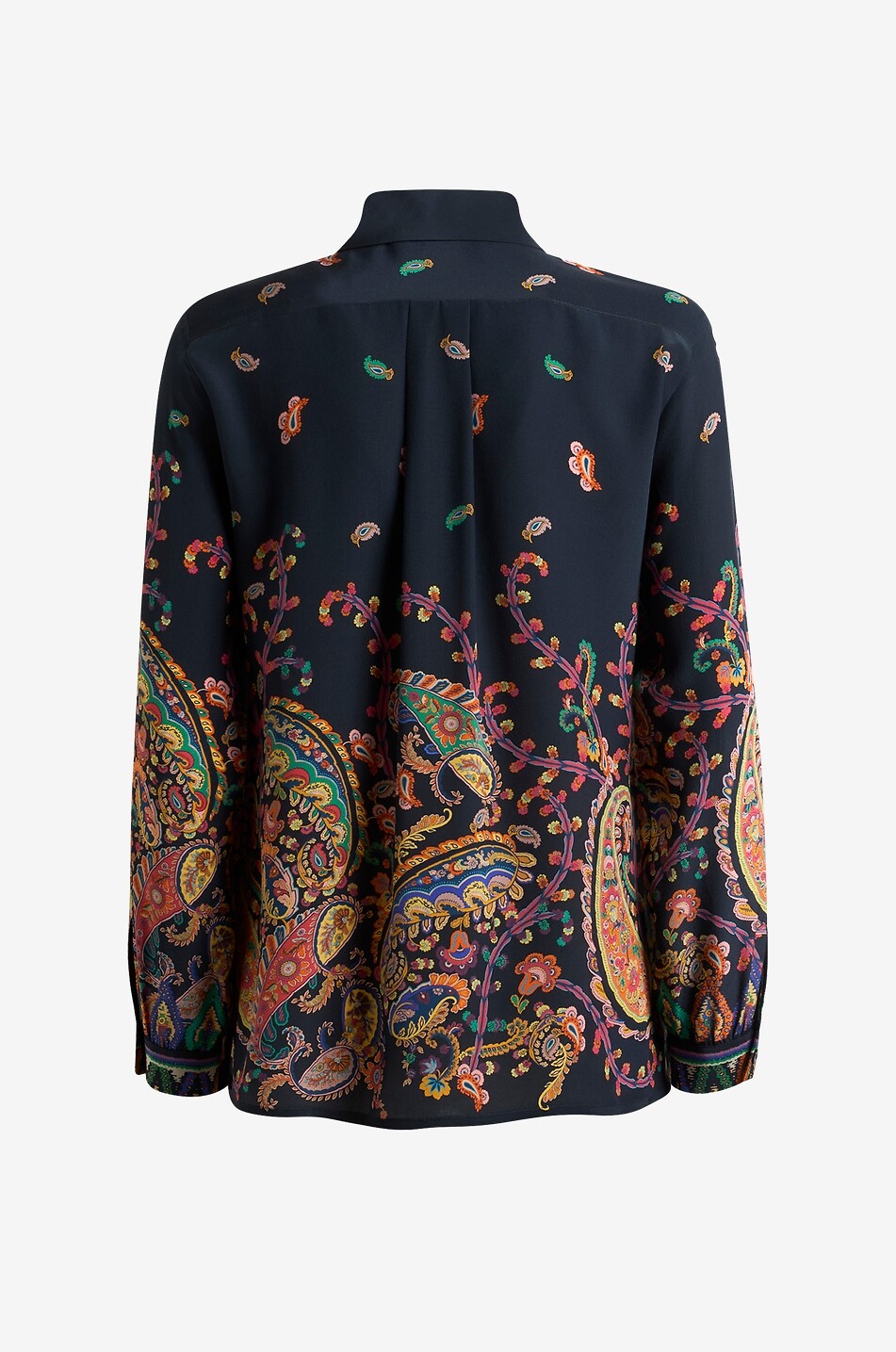 ETRO Hemd aus Seide mit Print Floral Paisley Placé Damen BUNT 2