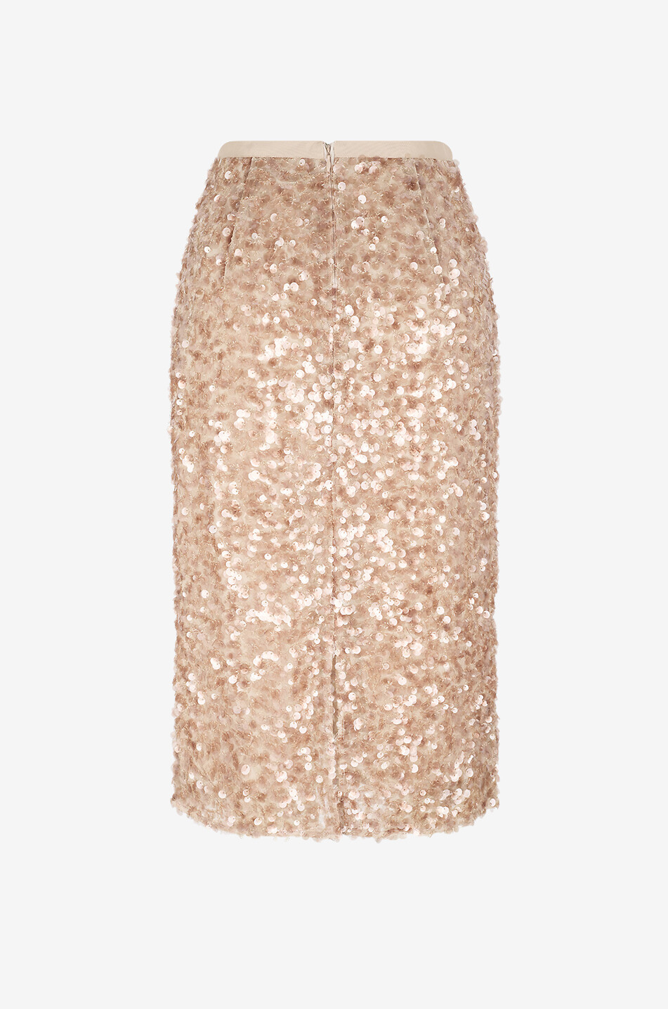 WEEKEND MAX MARA Occhio sequined tulle pencil skirt Women BEIGE 2