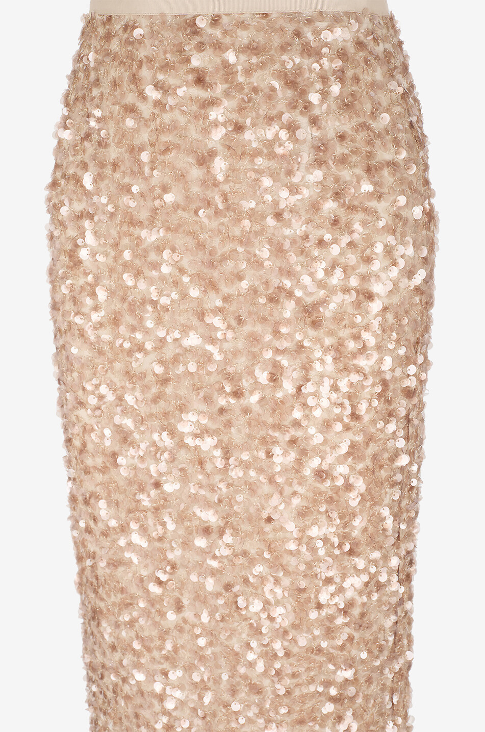 WEEKEND MAX MARA Occhio sequined tulle pencil skirt Women BEIGE 3