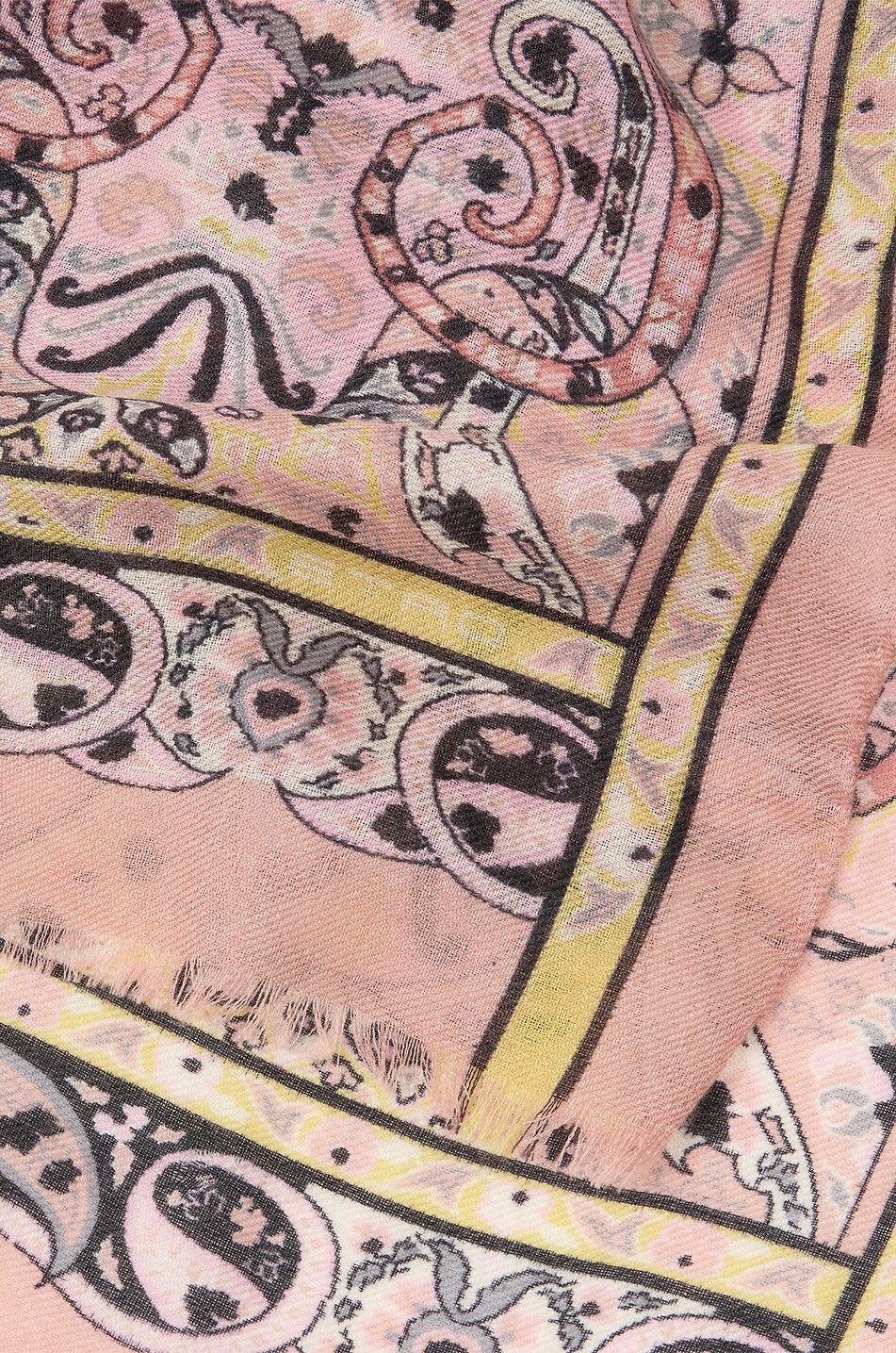 ETRO Écharpe en laine et cachemire mélangée motif tapis bohème Femme MULTICOLORE 3