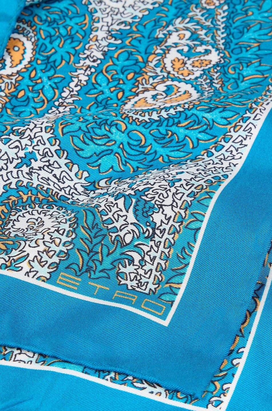 ETRO Foulard carré en soie imprimé paisley Turandot Femme MULTICOLORE 2