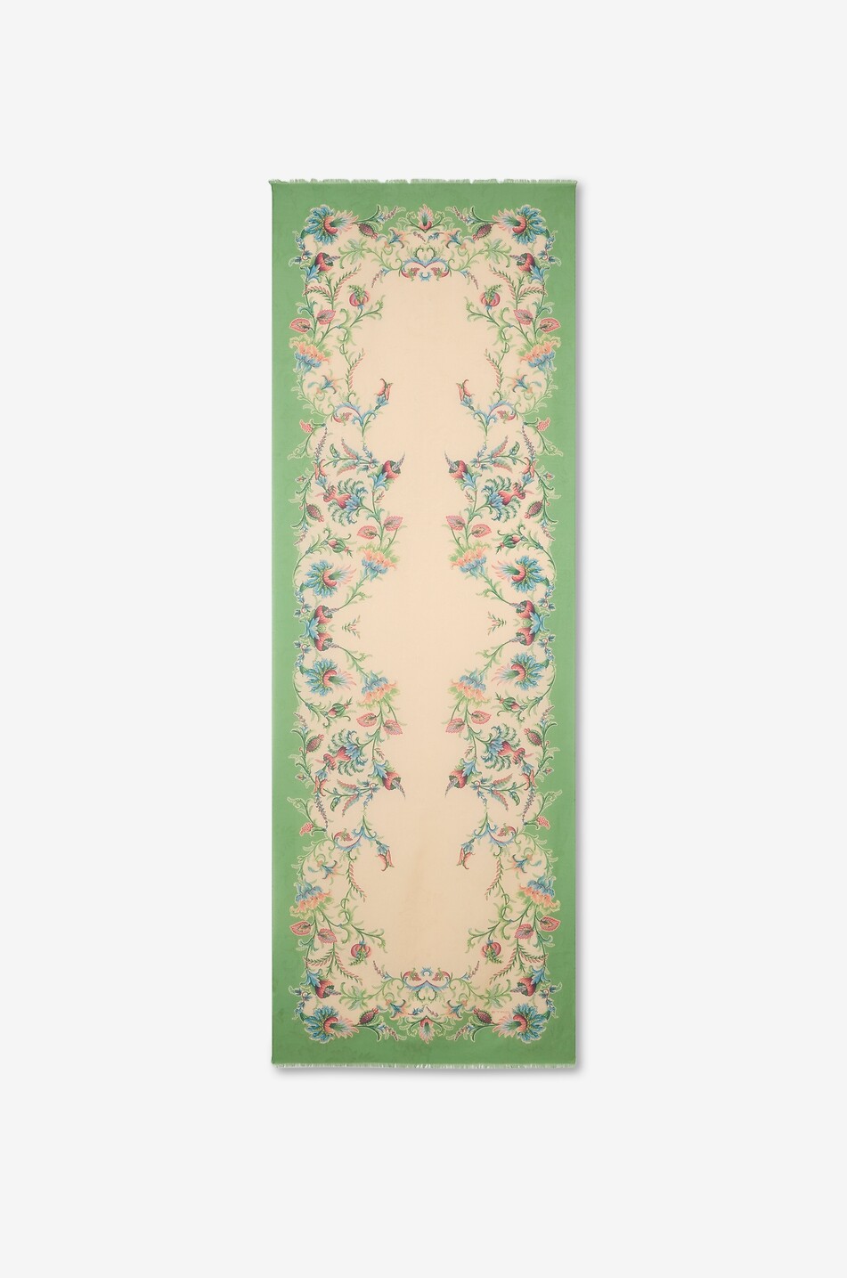 ETRO Rectangular modal and cotton floral scarf Women MULTI COLOURED 1