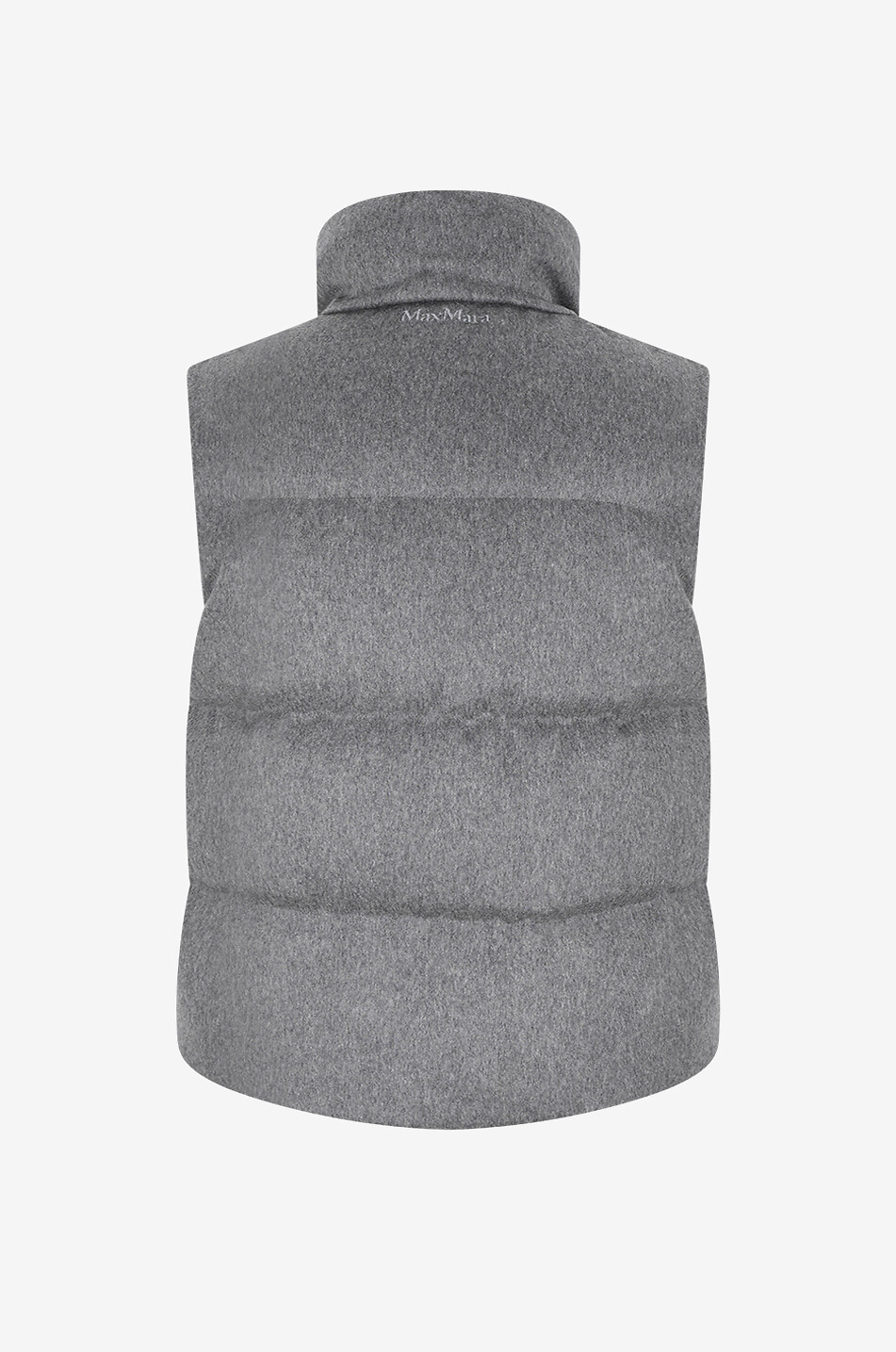 MAX MARA Steppweste mit Stehkragen aus Kaschmir Camoroso Damen MITTELGRAU 2