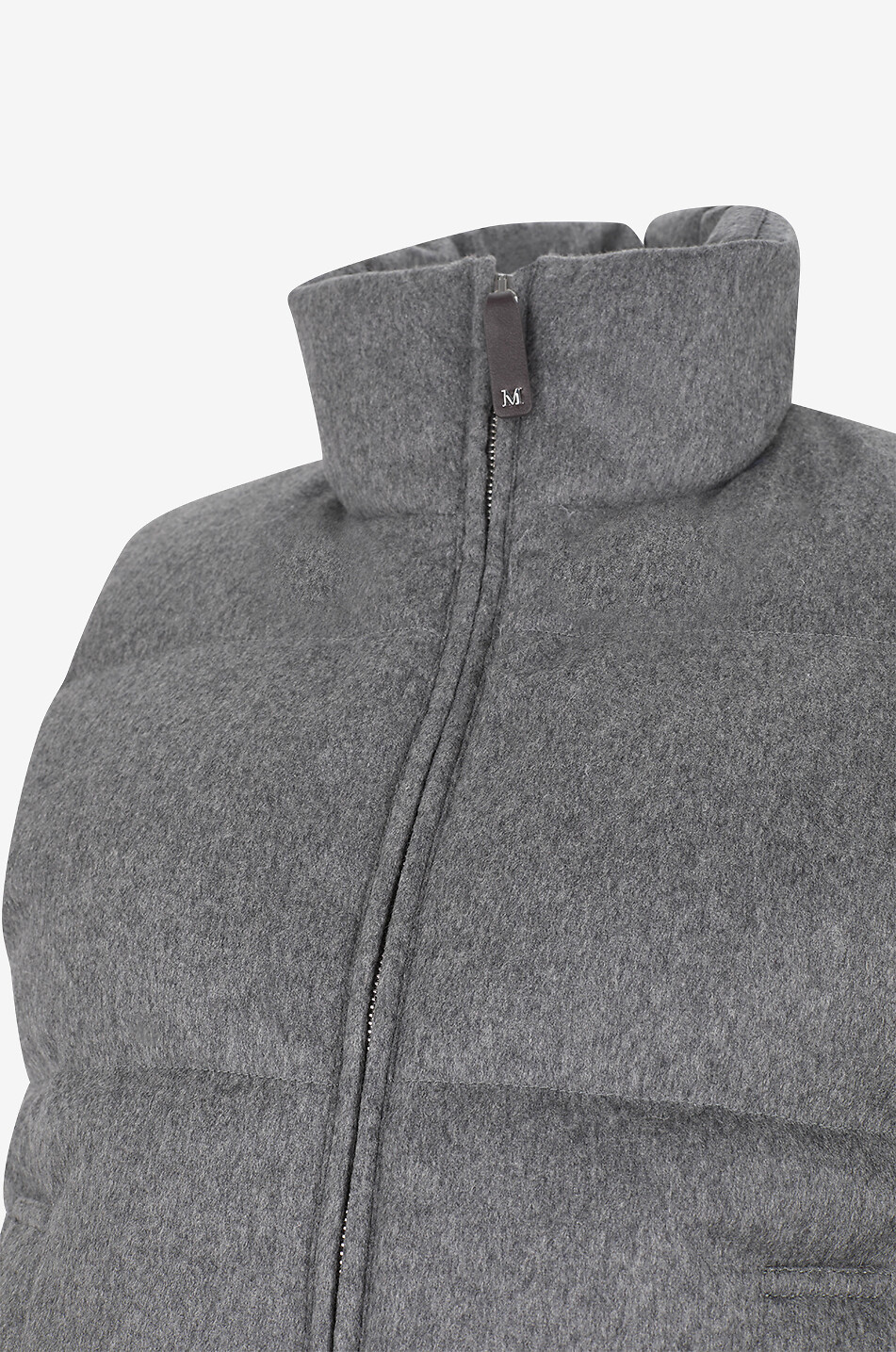 MAX MARA Steppweste mit Stehkragen aus Kaschmir Camoroso Damen MITTELGRAU 3