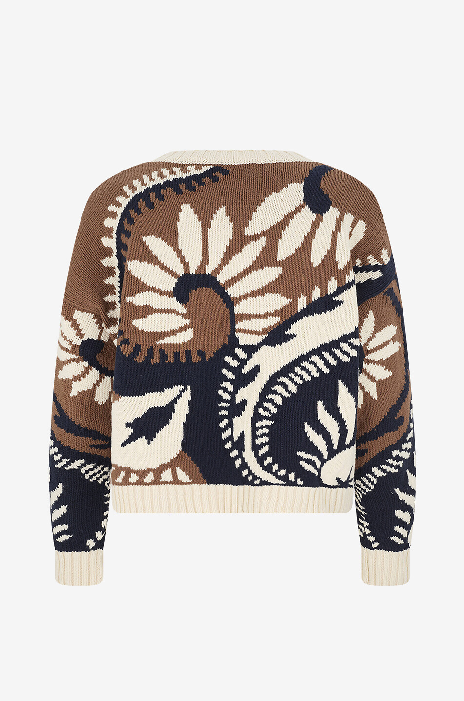 WEEKEND MAX MARA Celebre cotton-blend jacquard jumper Women BROWN 2