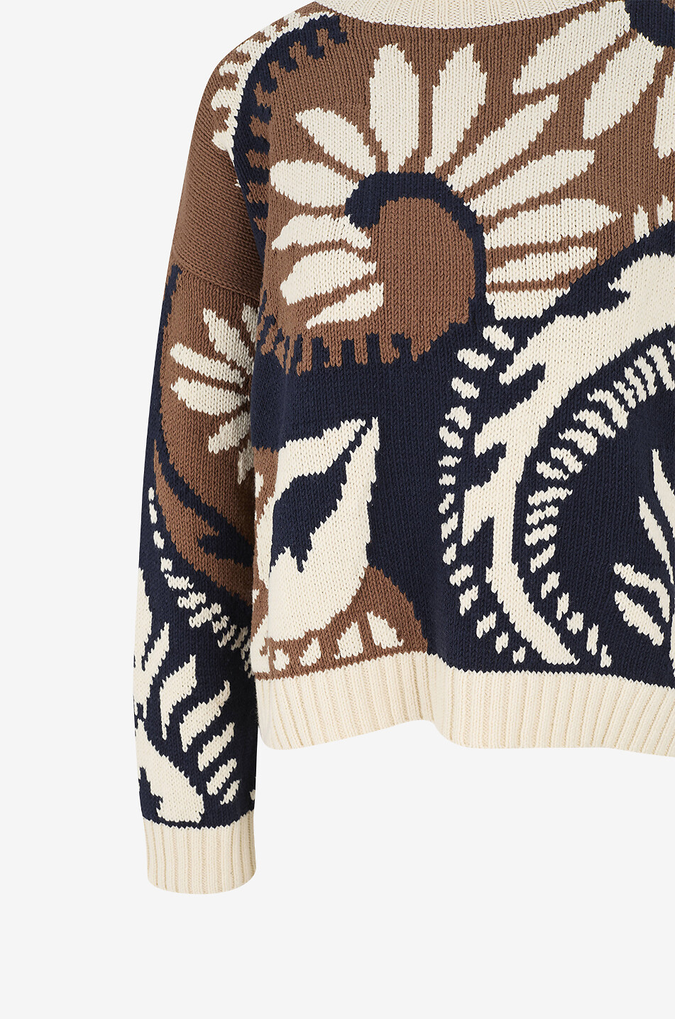 WEEKEND MAX MARA Celebre cotton-blend jacquard jumper Women BROWN 3