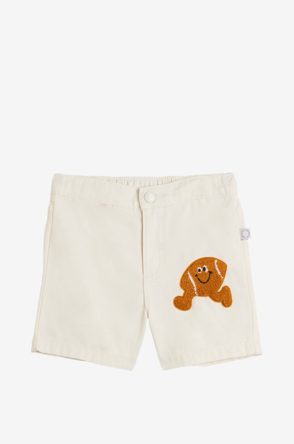 STELLA McCARTNEY KID Ball Sports cotton baby shorts Baby WHITE 1