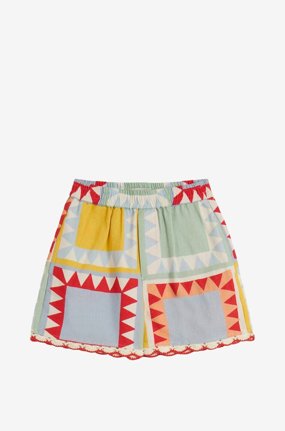 STELLA McCARTNEY KIDS Short en coton fille Stamps Fille MULTICOLORE1 1