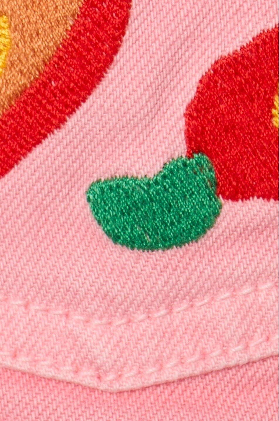 STELLA McCARTNEY KID Bestickte Mädchen-Hemdjacke aus Baumwolltwill Tulips Mädchen ROSA 2