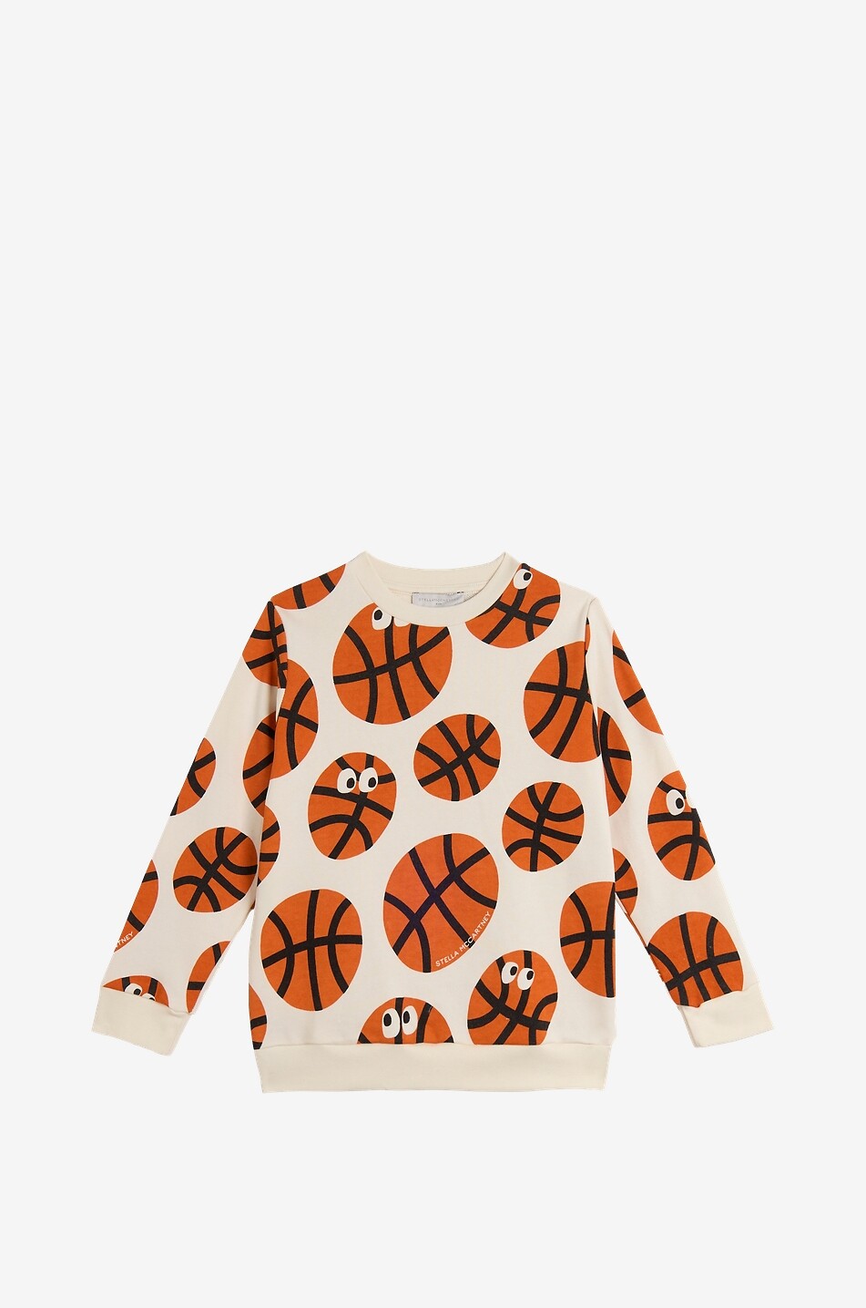 STELLA McCARTNEY KIDS Sweat-shirt à col rond garçon Ball Sports Garçon MULTICOLORE 1
