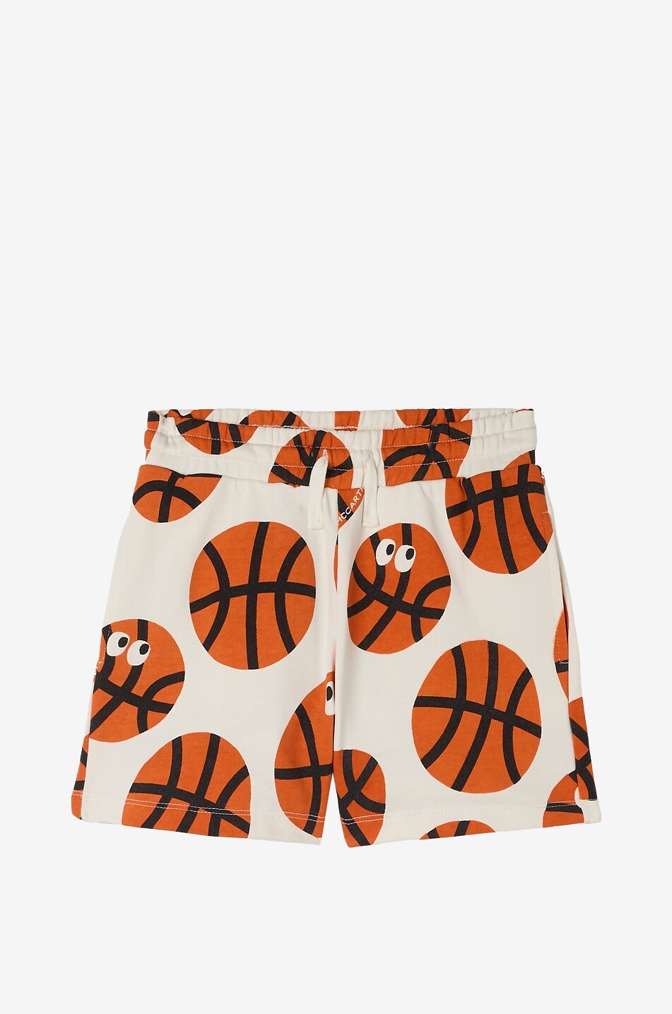 Short en molleton imprimé ballons de basket garçon