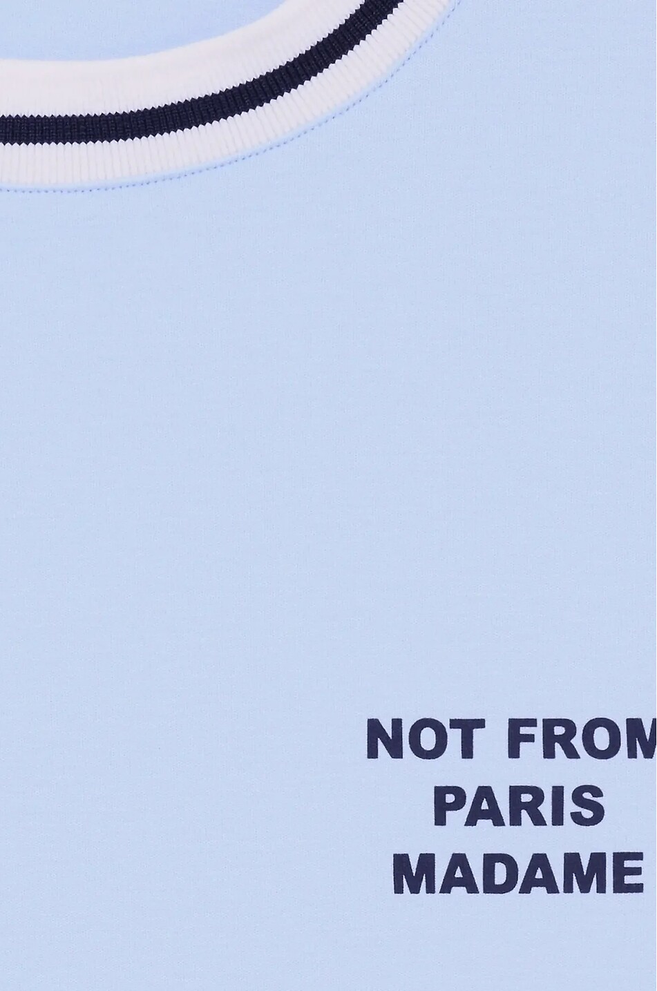 DROLE DE MONSIEUR Le T-Shirt Slogan Sport T-shirt round neck cotton jersey Men LIGHT BLUE 2