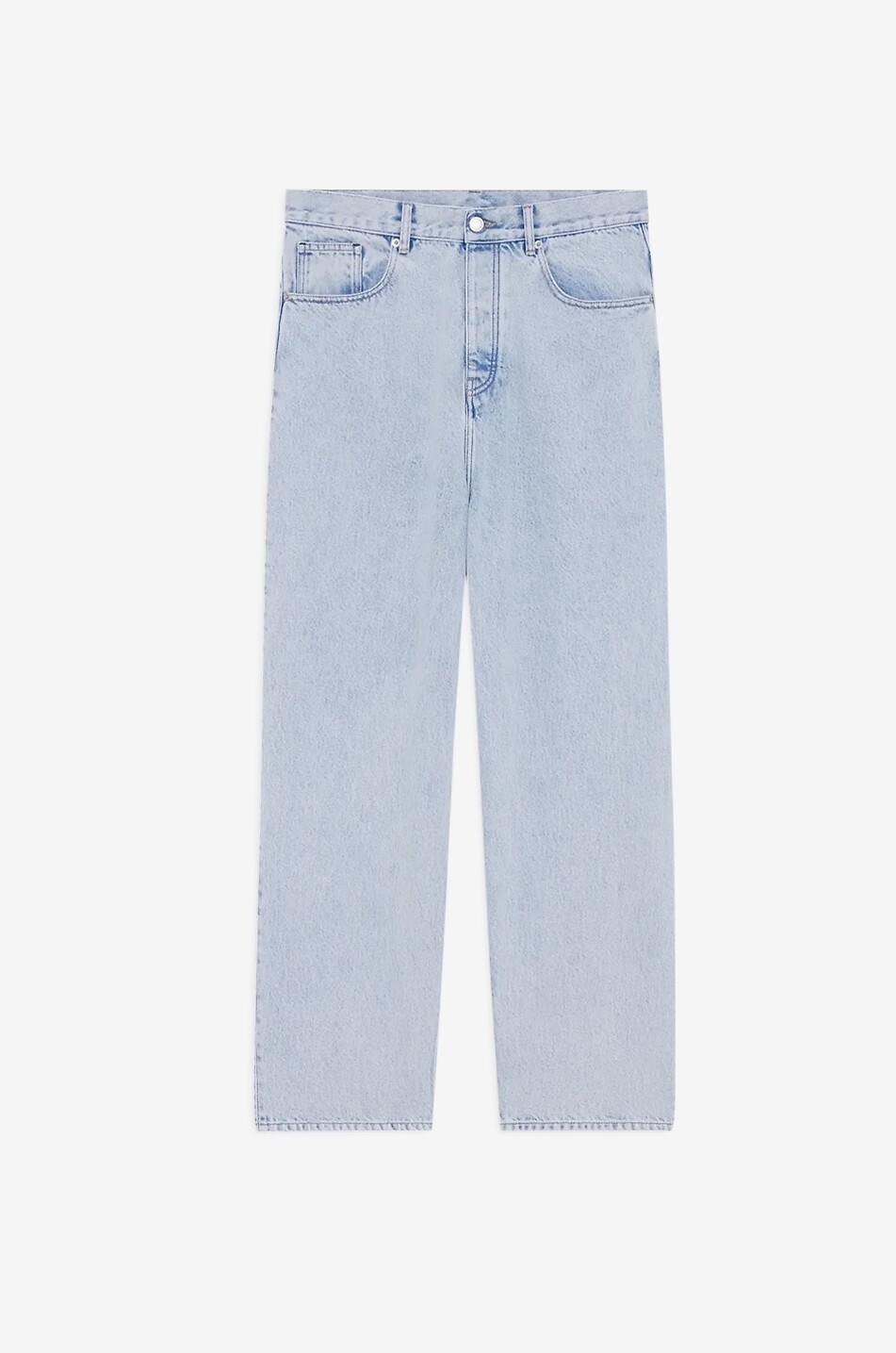 Le Jean Baggy Bleu relaxed cotton jeans