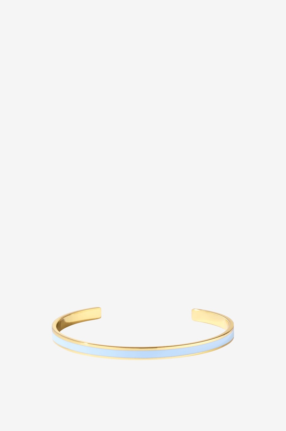 BANGLE UP Goldener emaillierter Armreif Bangle Bleu Ciel - 44mm Damen HELLBLAU 1
