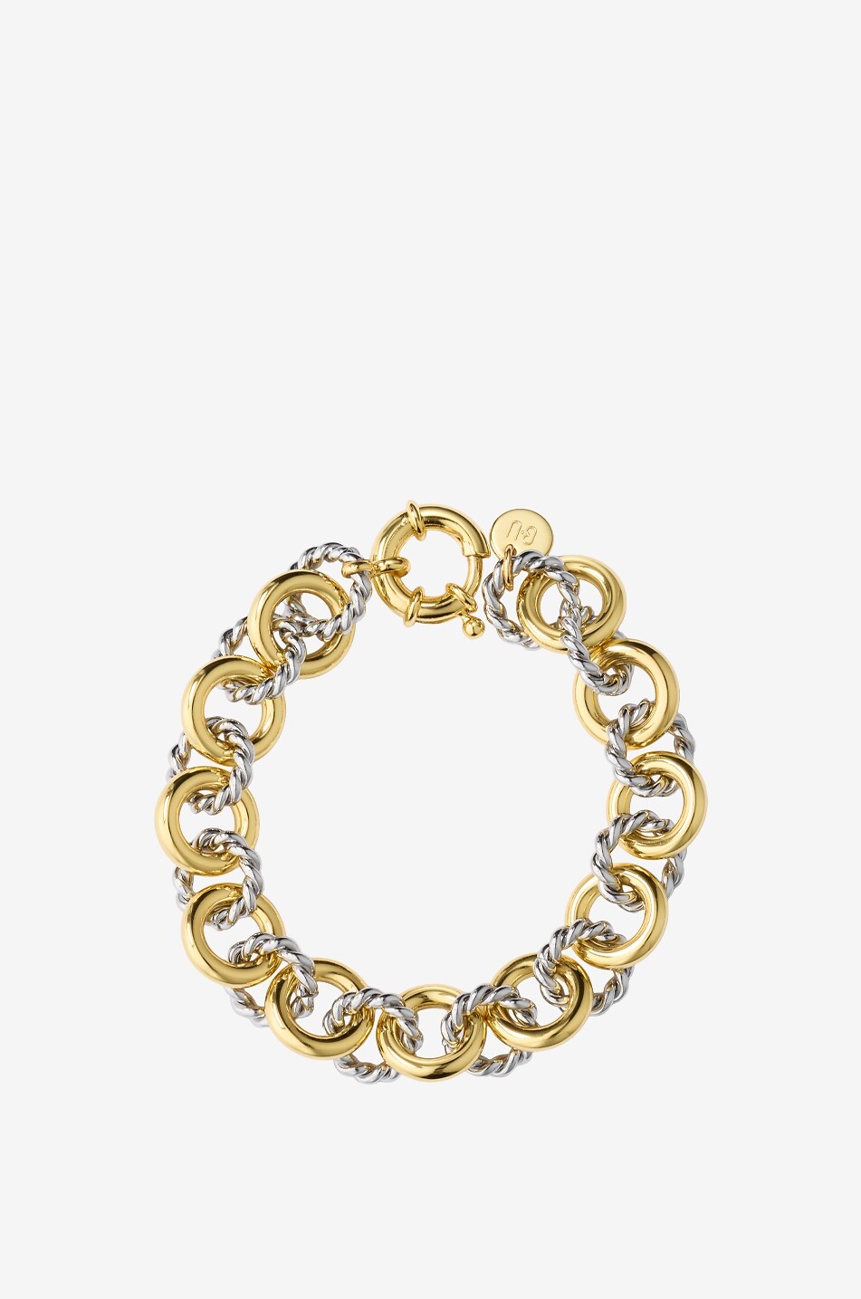 Éole bracelet with bicolour links