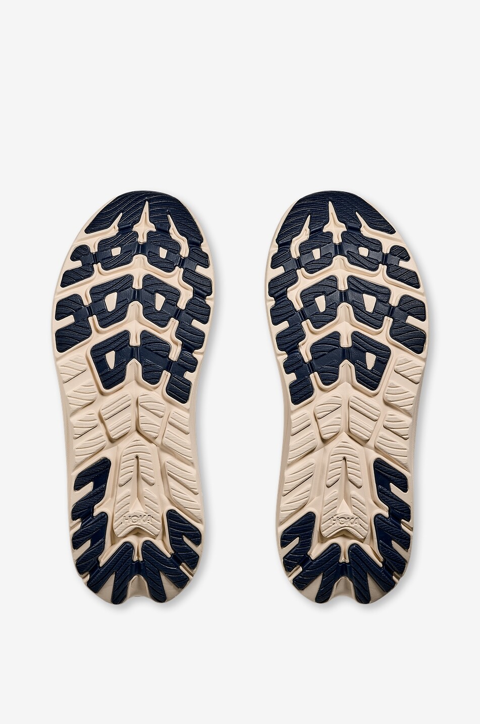 HOKA ONE Kawana 3 fabric running shoes Men Medium beige 8