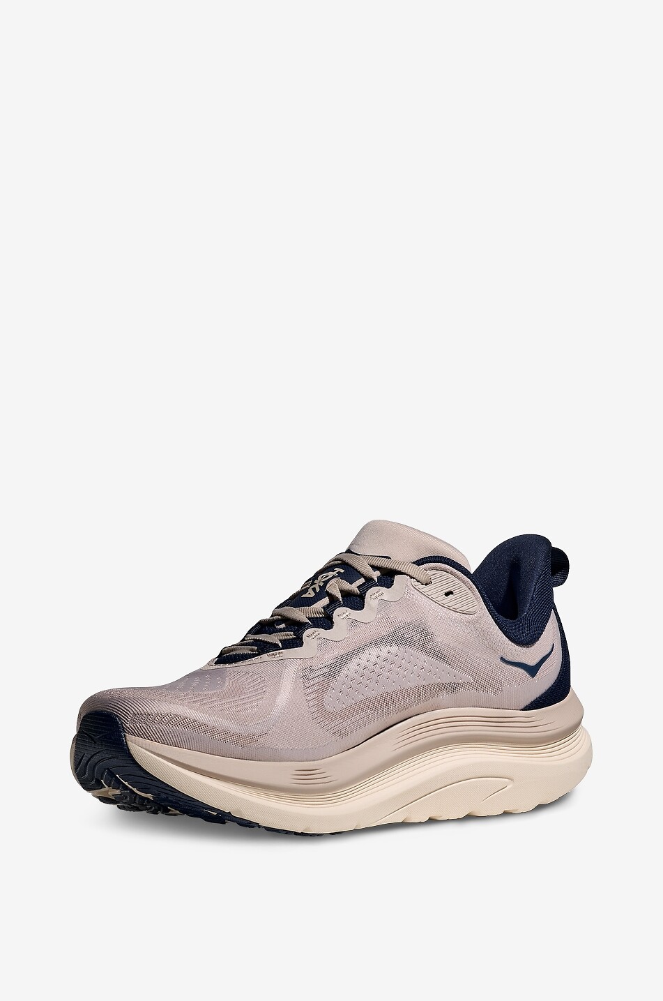 HOKA ONE Kawana 3 fabric running shoes Men Medium beige 3