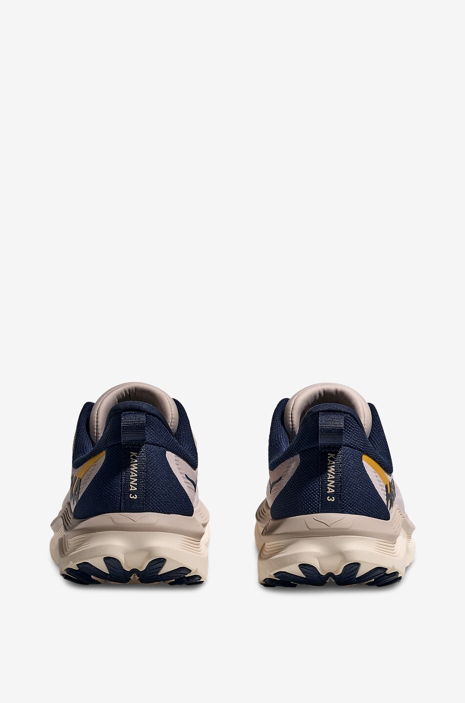 HOKA ONE Kawana 3 fabric running shoes Men Medium beige 6