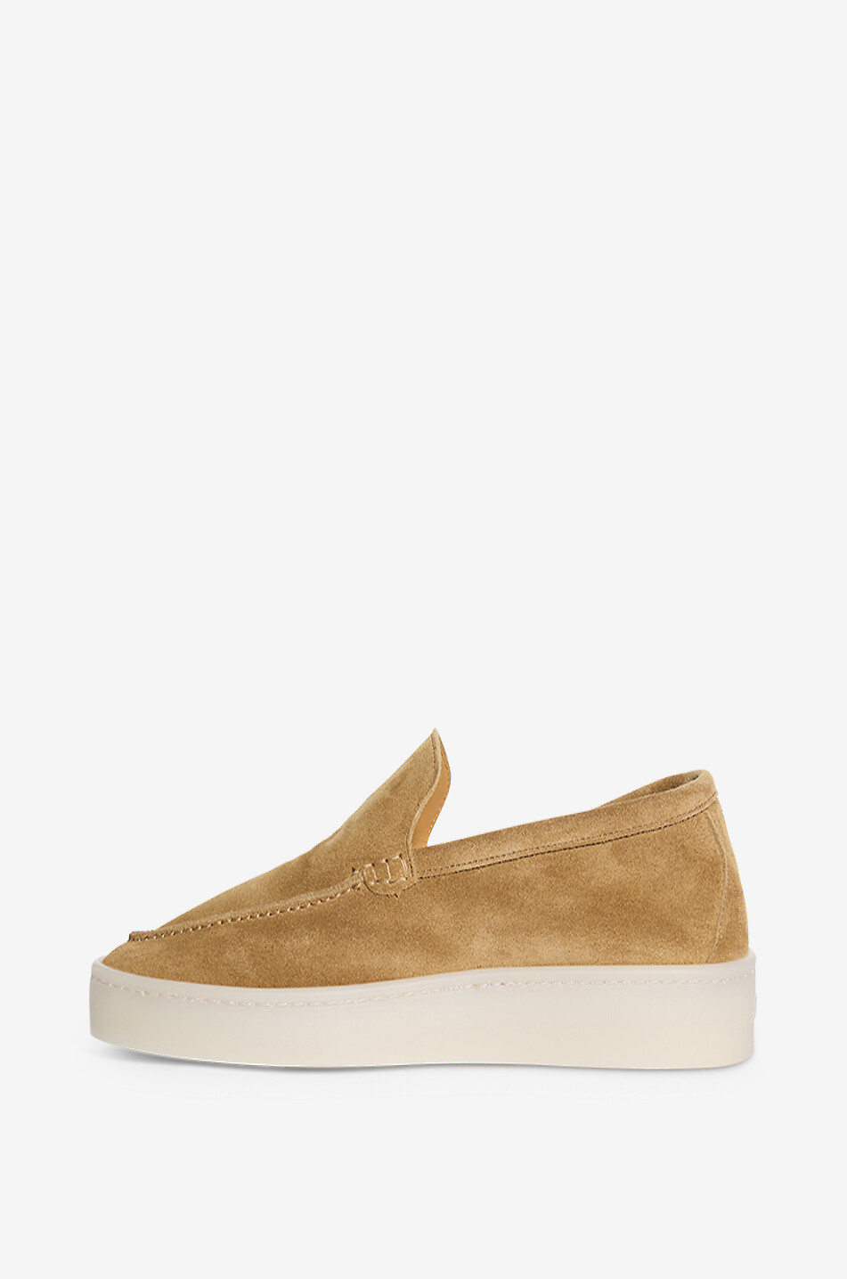 AURELIEN Urban suede loafers Men CAMEL 3