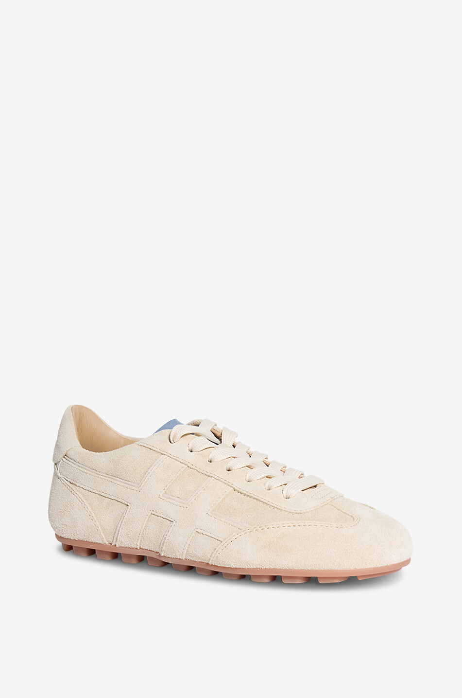 HOGAN Olympia low-top suede sneakers Women [akeneo-beigefonce] 1