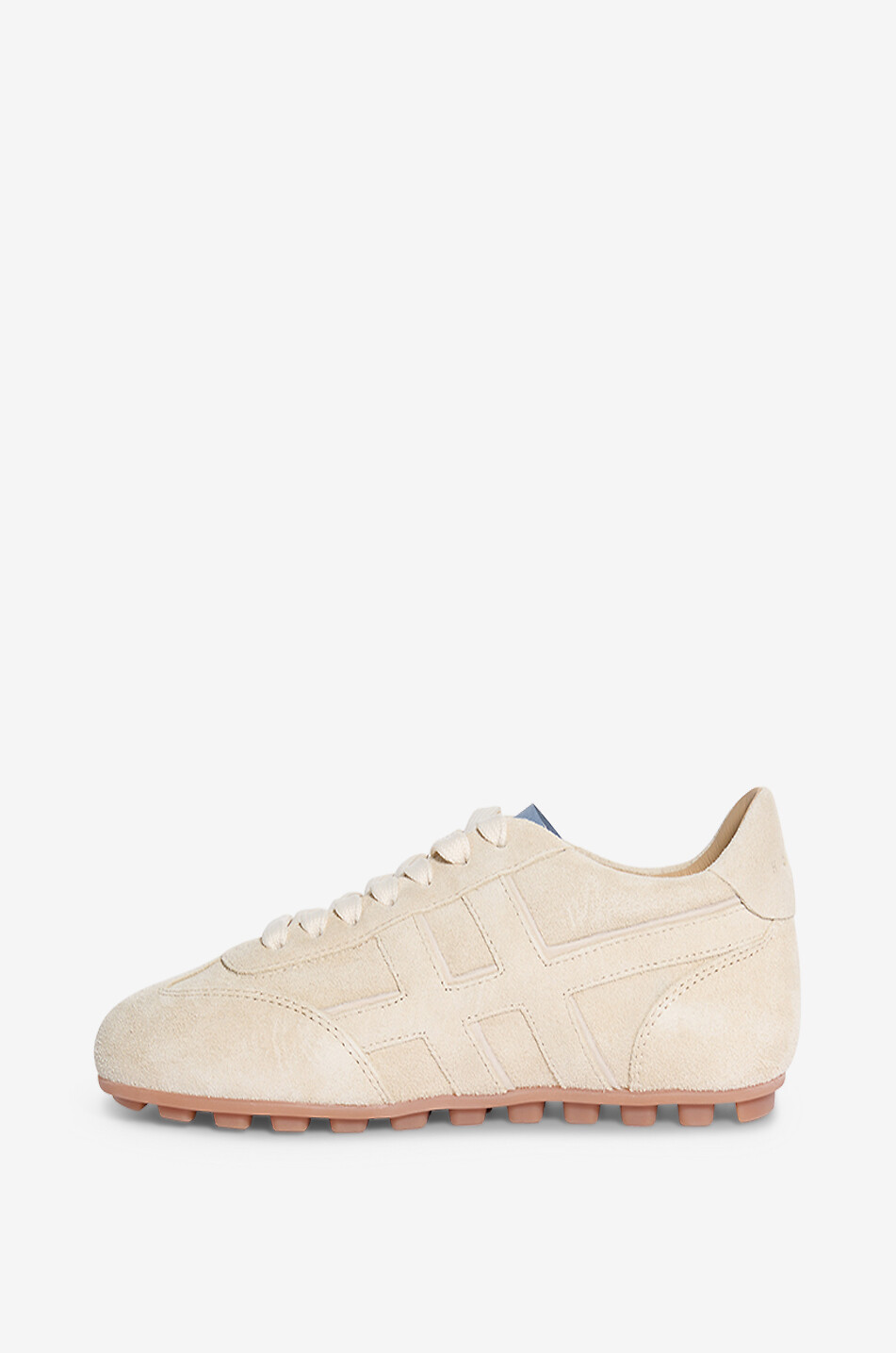 HOGAN Olympia low-top suede sneakers Women [akeneo-beigefonce] 3