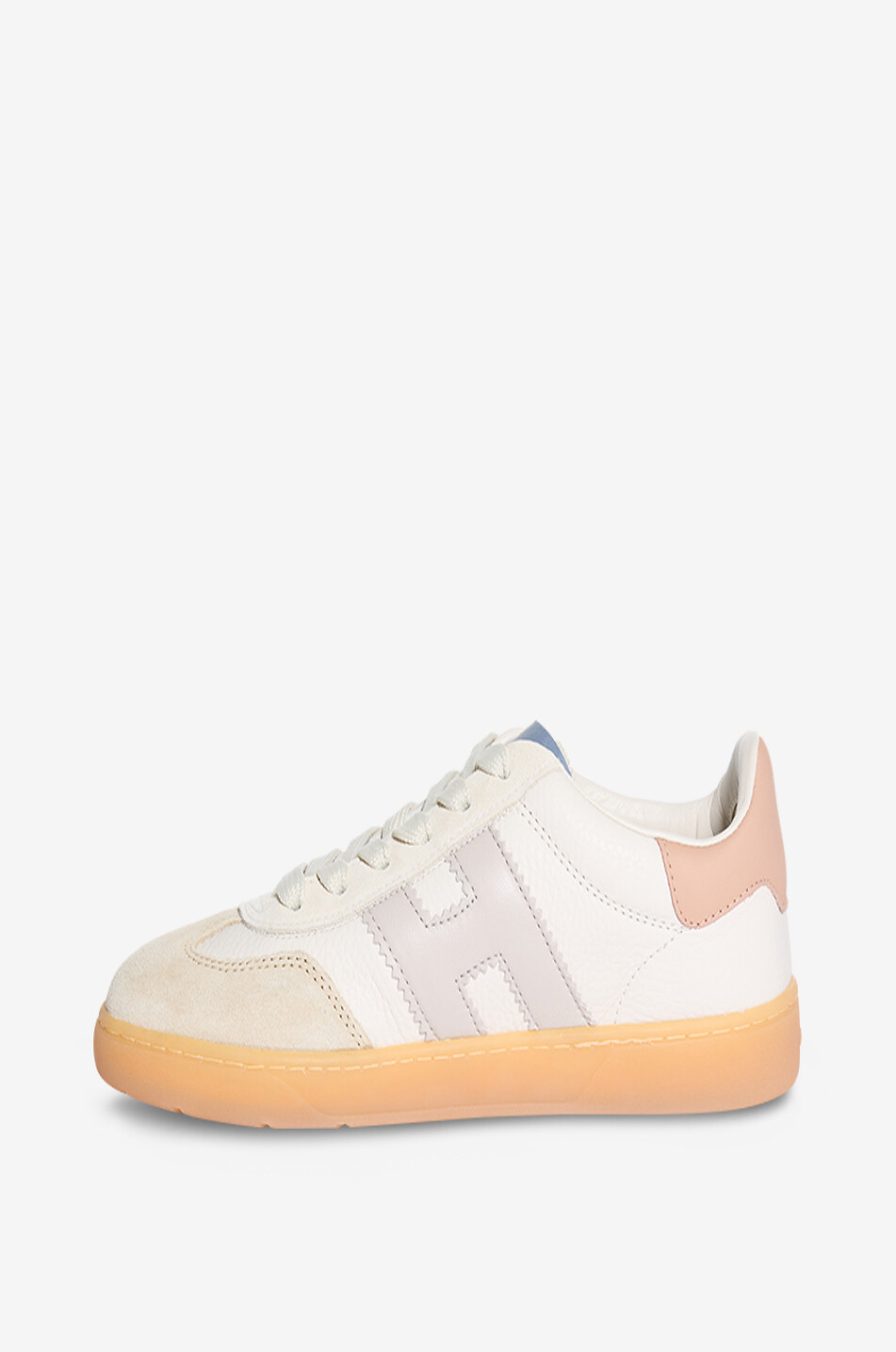 HOGAN Niedrige Schnürsneakers aus Leder Hogan Cool Damen CREMEFARBEN 3