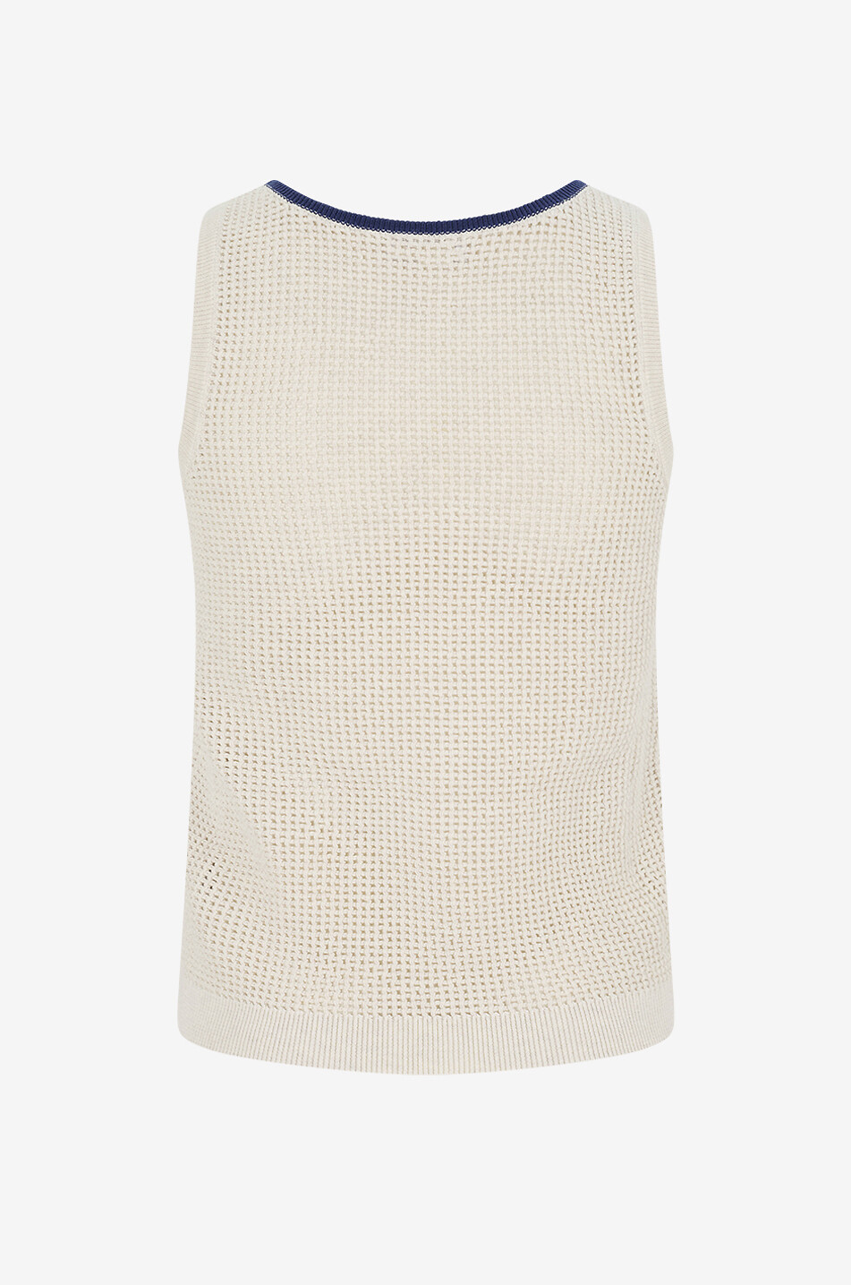 BRUNELLO CUCINELLI Débardeur en maille résille de coton Femme MULTICOLORE 2