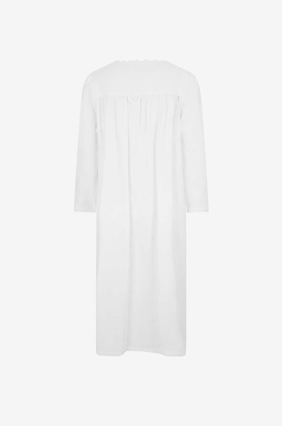 CELESTINE Langes Nachthemd aus Baumwolle Romy Damen WEISS 2