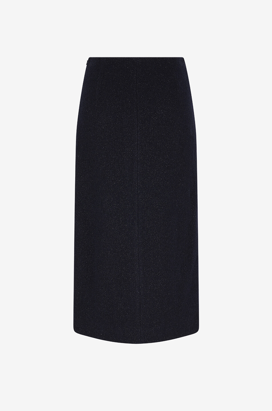 LIBEROWE Ellie glittering wool tweed pencil skirt Women DARK BLUE 2