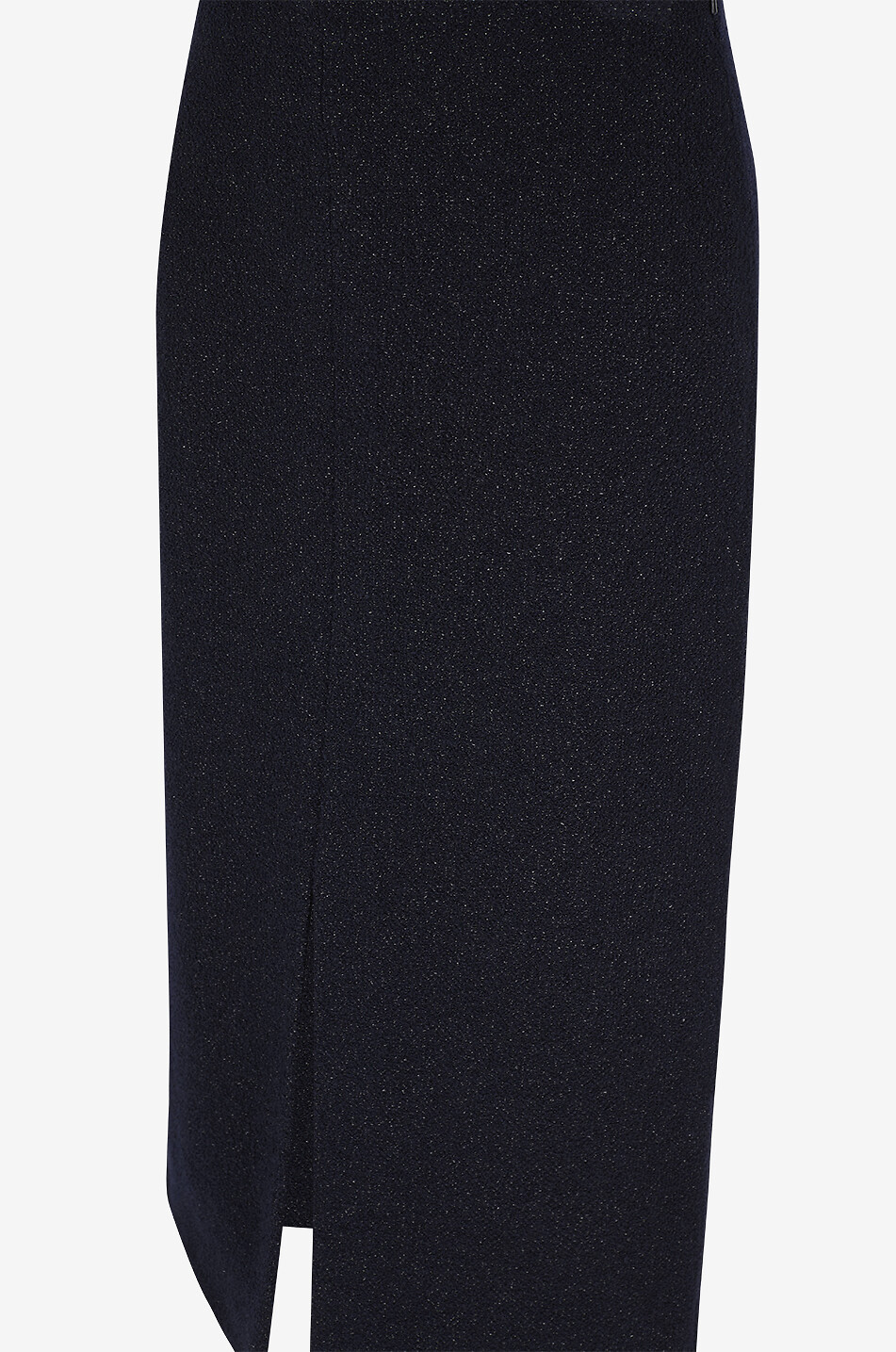 LIBEROWE Ellie glittering wool tweed pencil skirt Women DARK BLUE 3