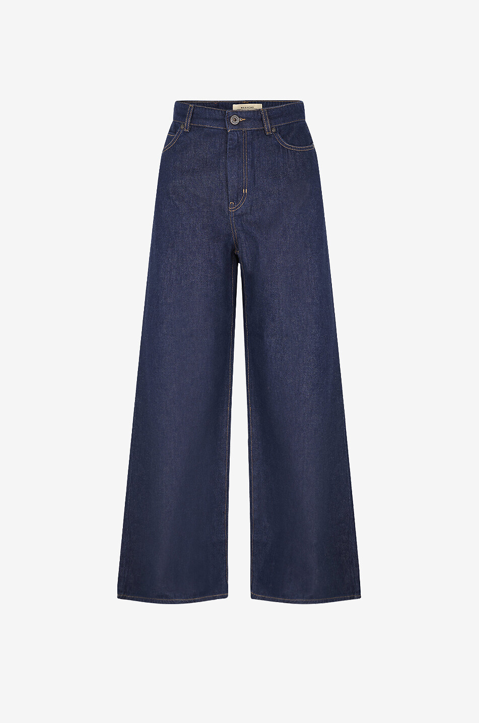 Jean large en denim de coton Dvega