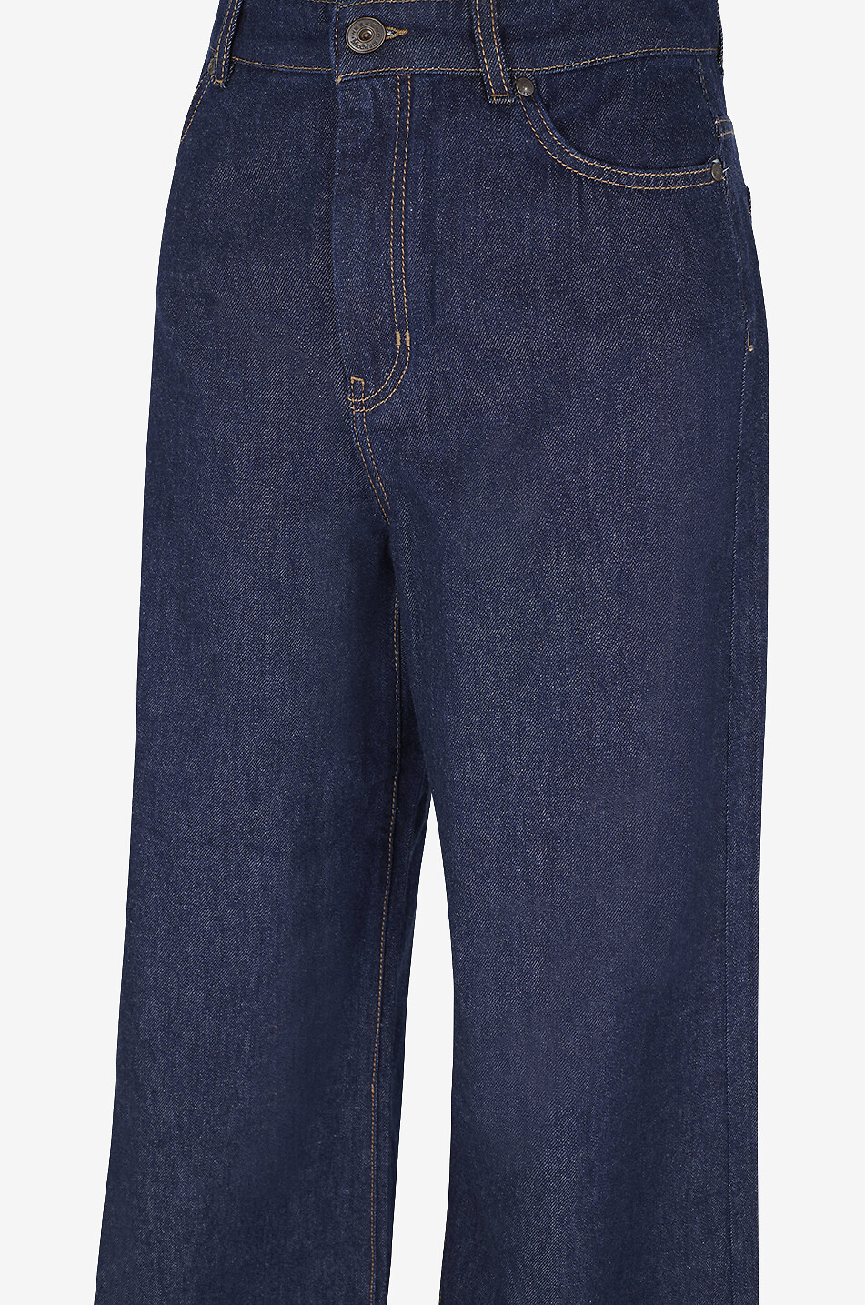 WEEKEND MAX MARA Jean large en denim de coton Dvega Femme BLEU FONCE 3