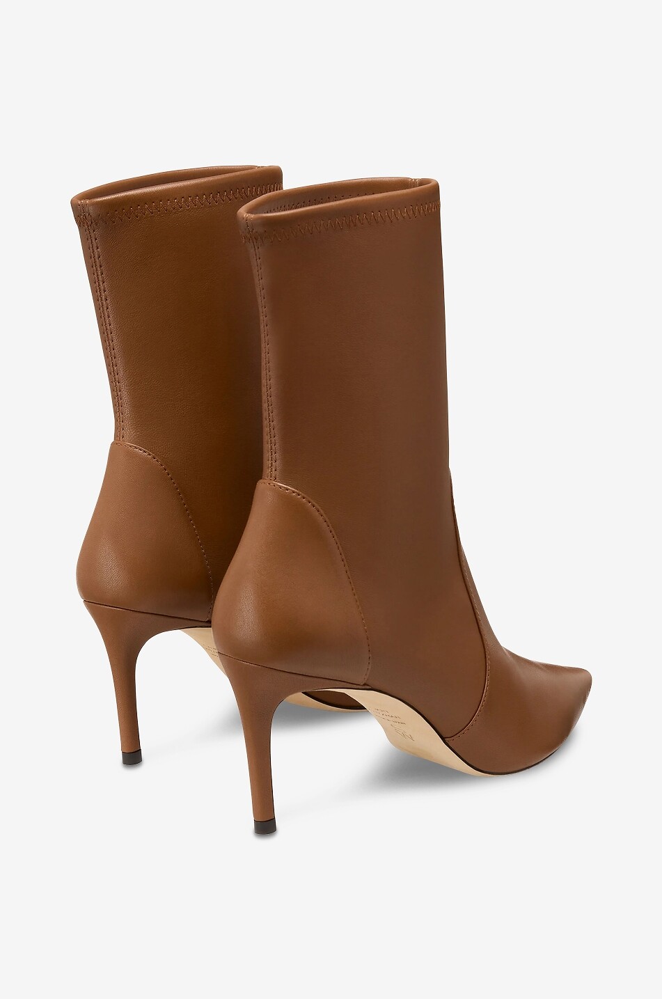 STUART WEITZMAN Absatzstiefeletten aus Glattleder Stuart Power 75 Damen BRAUN 3
