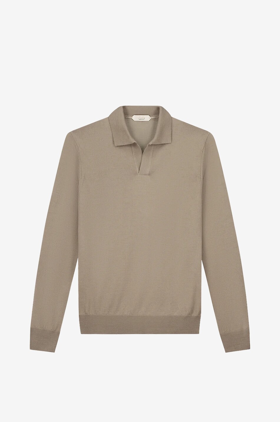 Cashwool fine wool polo jumper