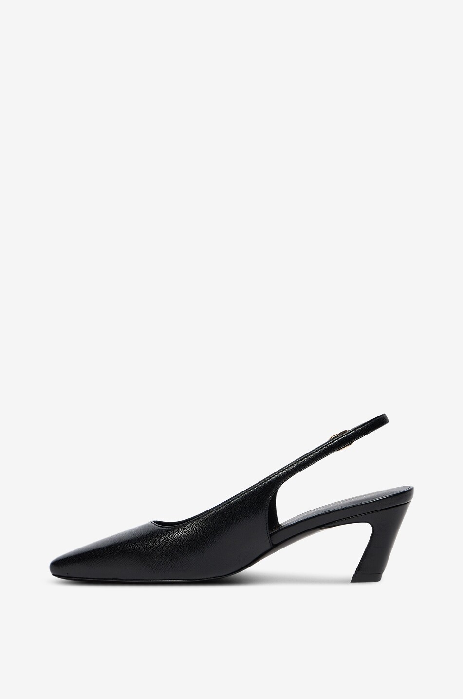 STUART WEITZMAN Stassi 50 smooth leather slingback pumps Women BLACK 3