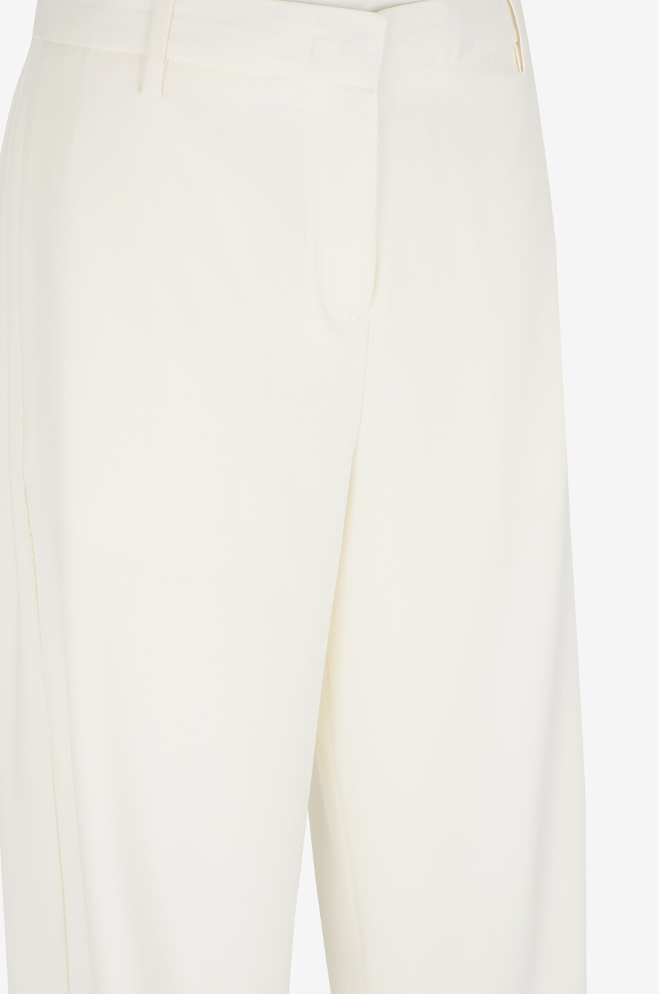 FABIANA FILIPPI Spoleto Tech Tailoring wide-leg trousers Women EGGSHELL 3