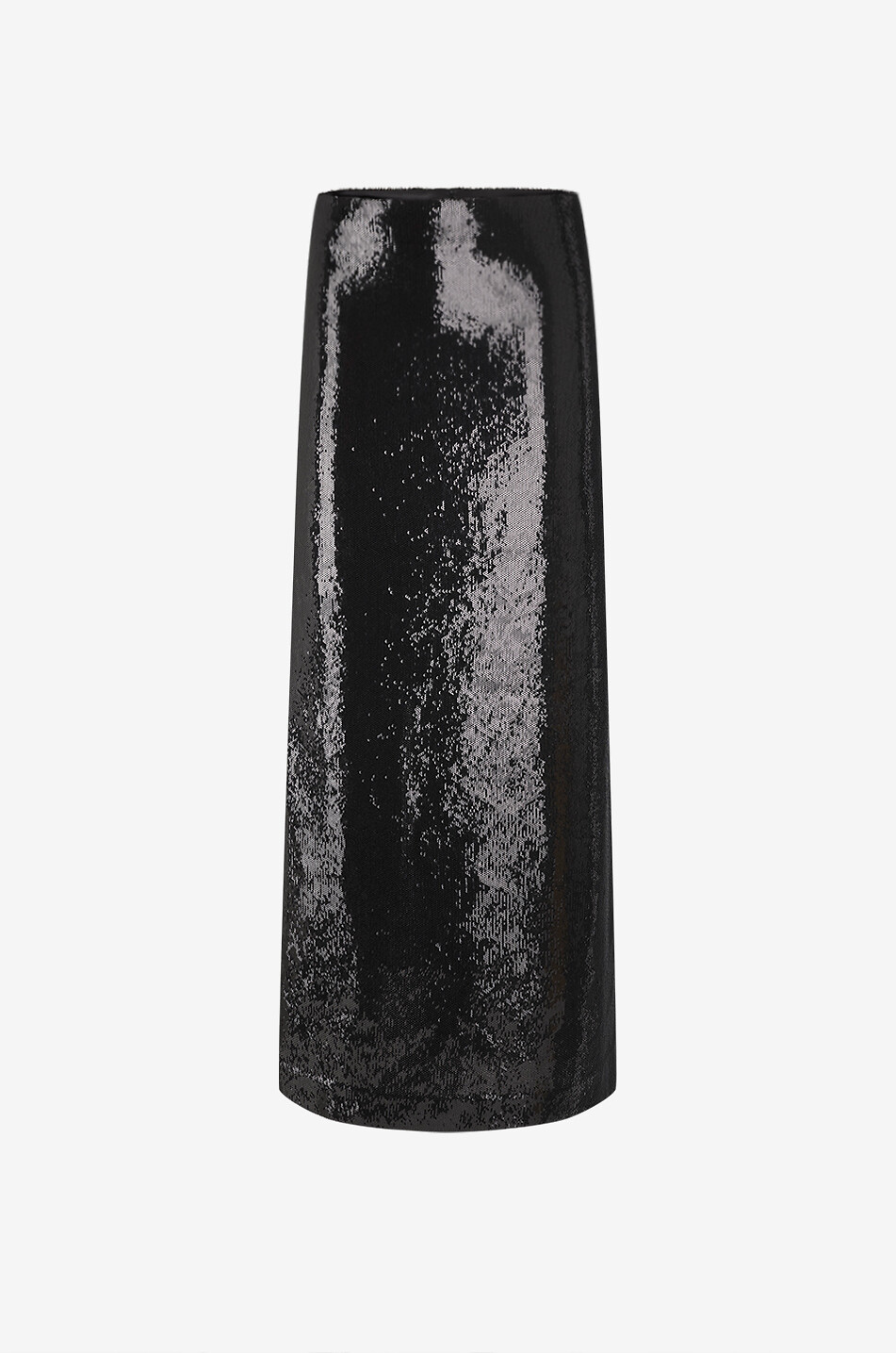 Jupe longue ajustée en sequins brillants