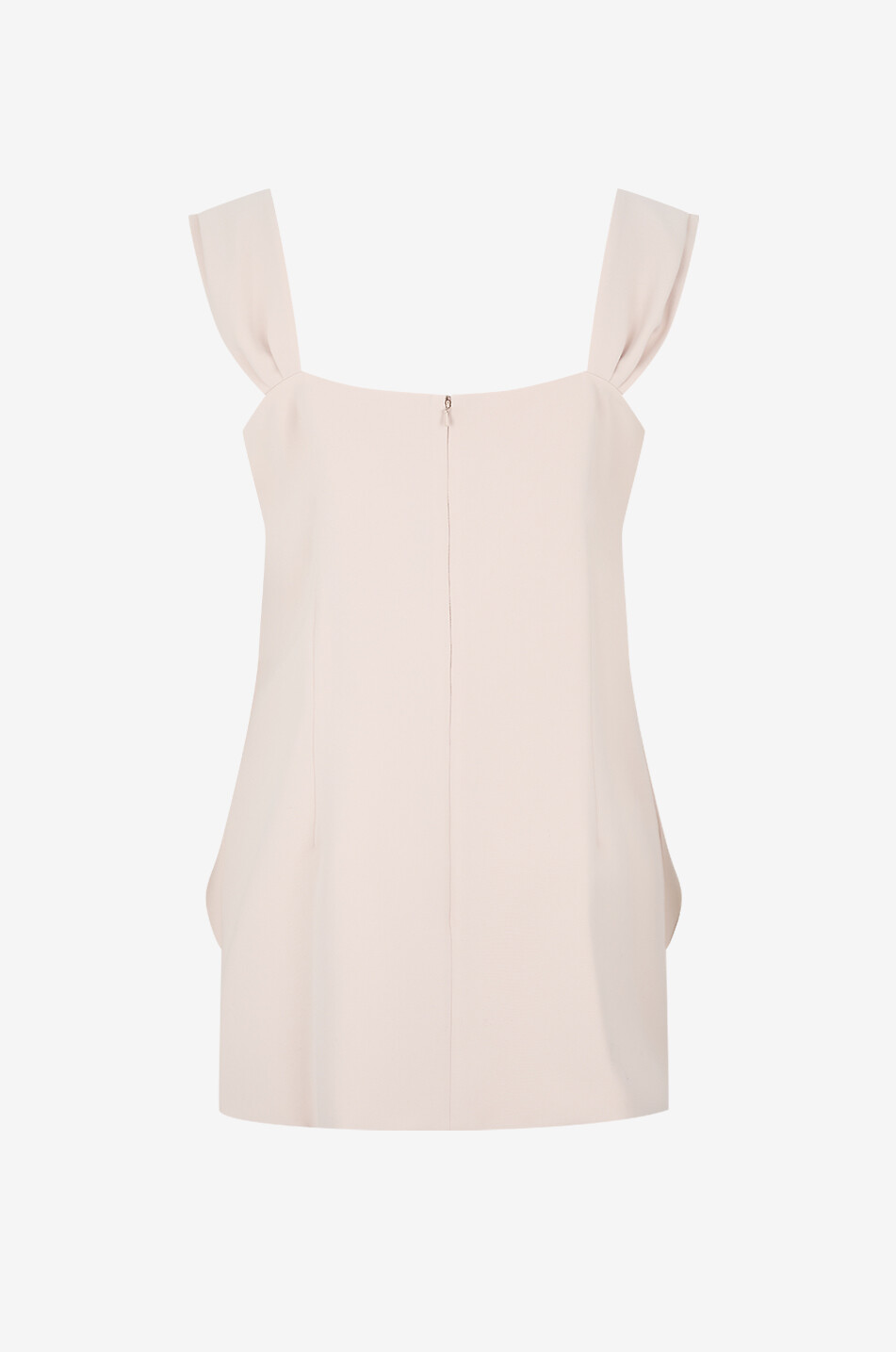 COSTARELLOS Top ajusté en crêpe à bretelles orné de cristaux Naida Femme ROSE CLAIR 2