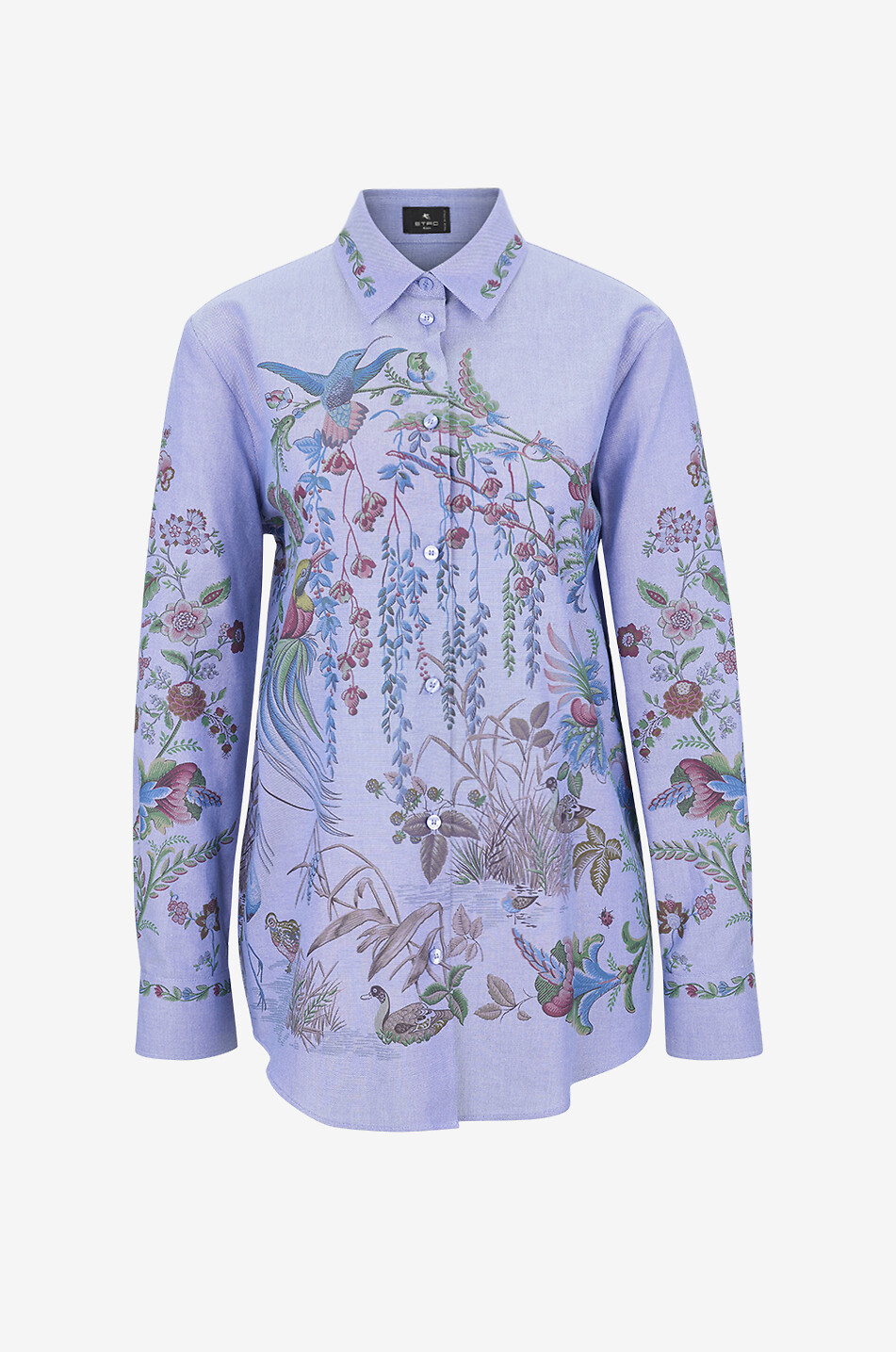 Faune et Flore Placé oxford cotton boyfriend shirt
