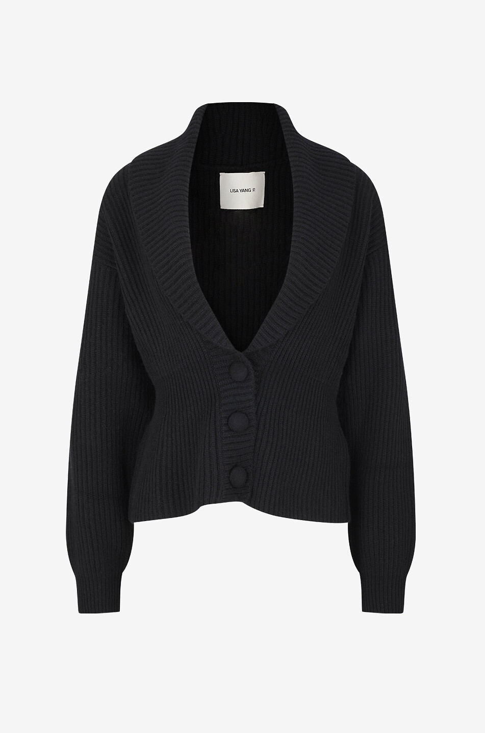 Alessandra cashmere peplum cardigan
